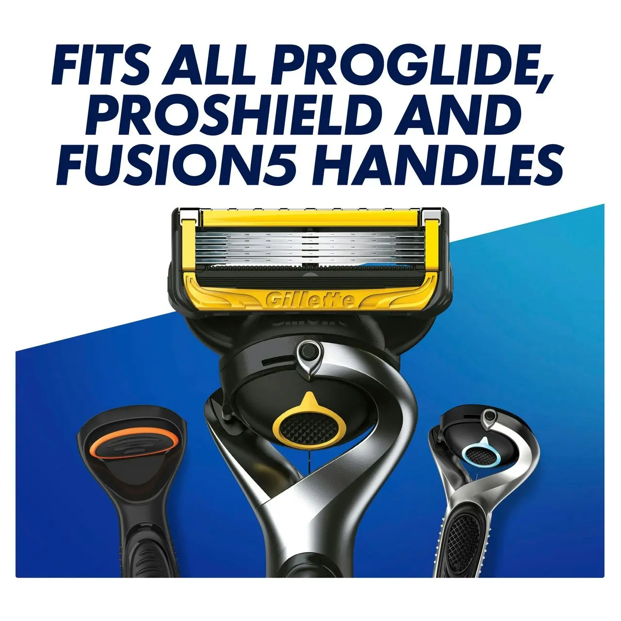 Gillette Fusion Proshield Flexball Razor Handle + 2 Cartridges, Shave Care