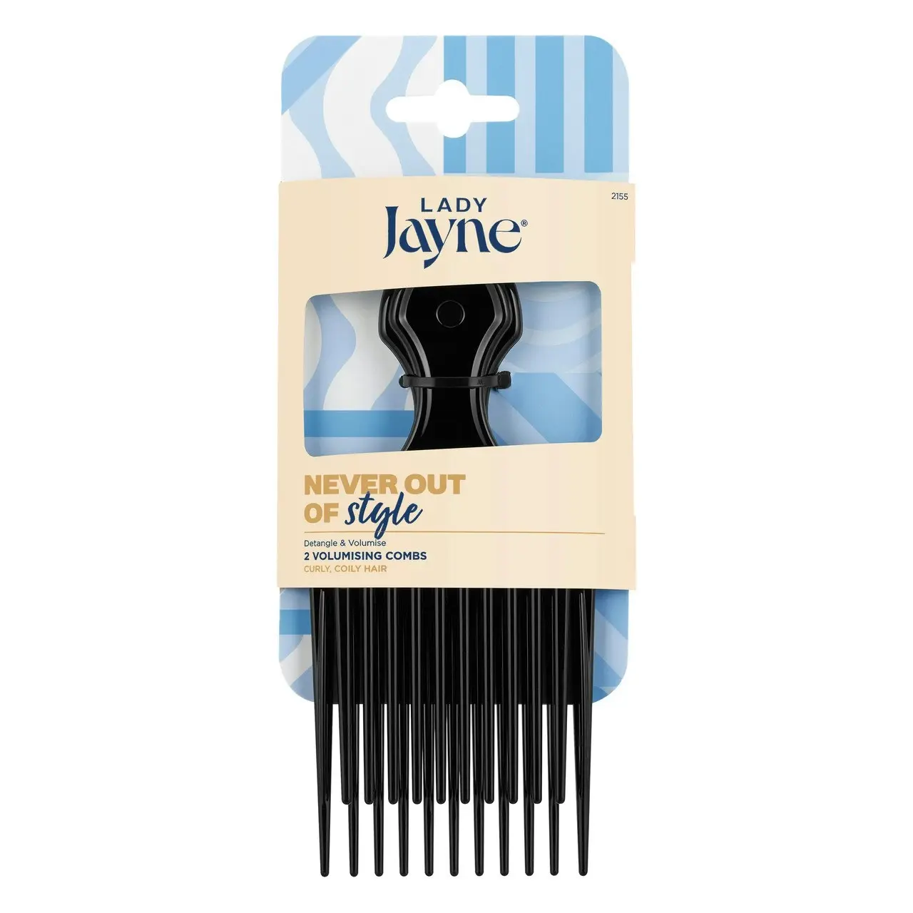 Lady Jayne Afro Comb - 2 Pk