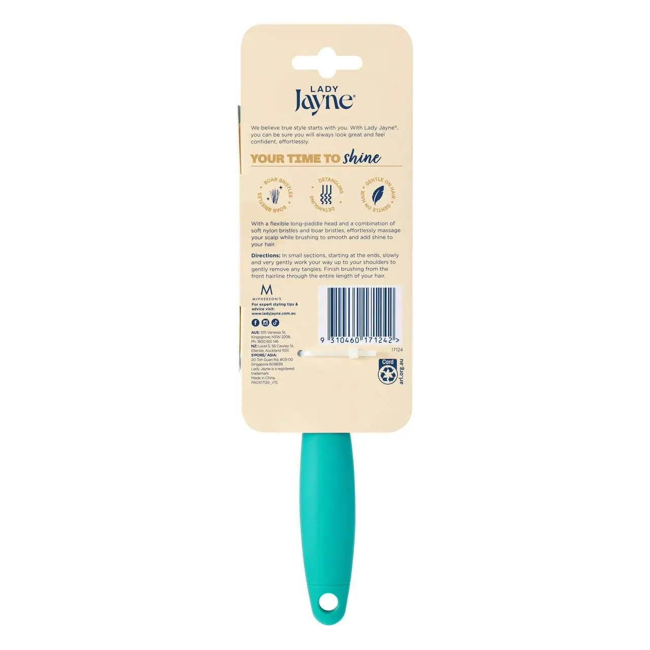 Lady Jayne Flexi-Shine Detangling Brush