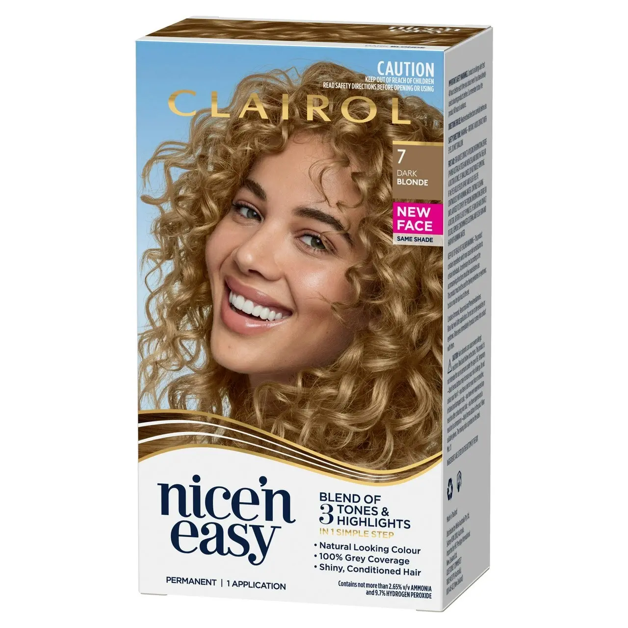 Clairol Nice 'N Easy 7 Natural Dark Blonde Permanent Hair Colour