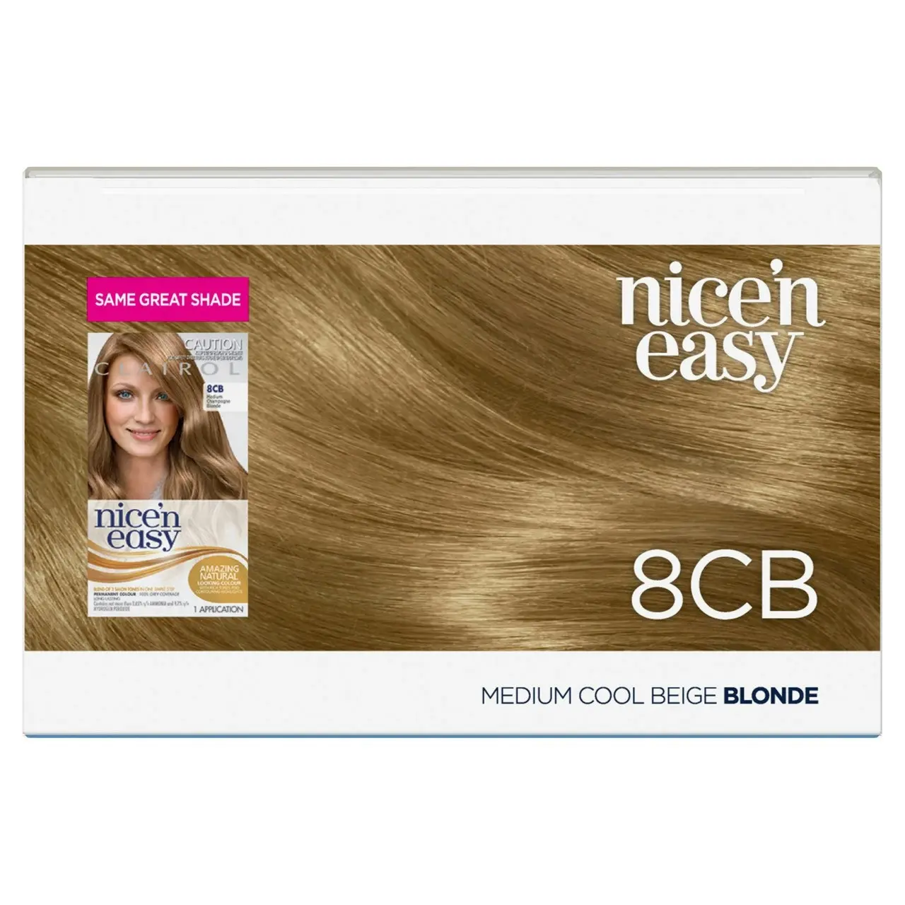 Clairol Nice 'N Easy 8CB Medium Champagne Blonde Permanent Hair Colour