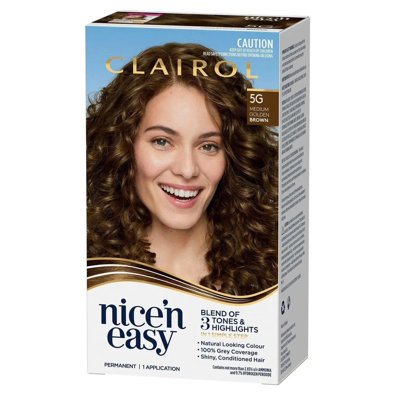 Clairol Nice 'N Easy 5G Natural Medium Golden Brown Permanent Hair Colour