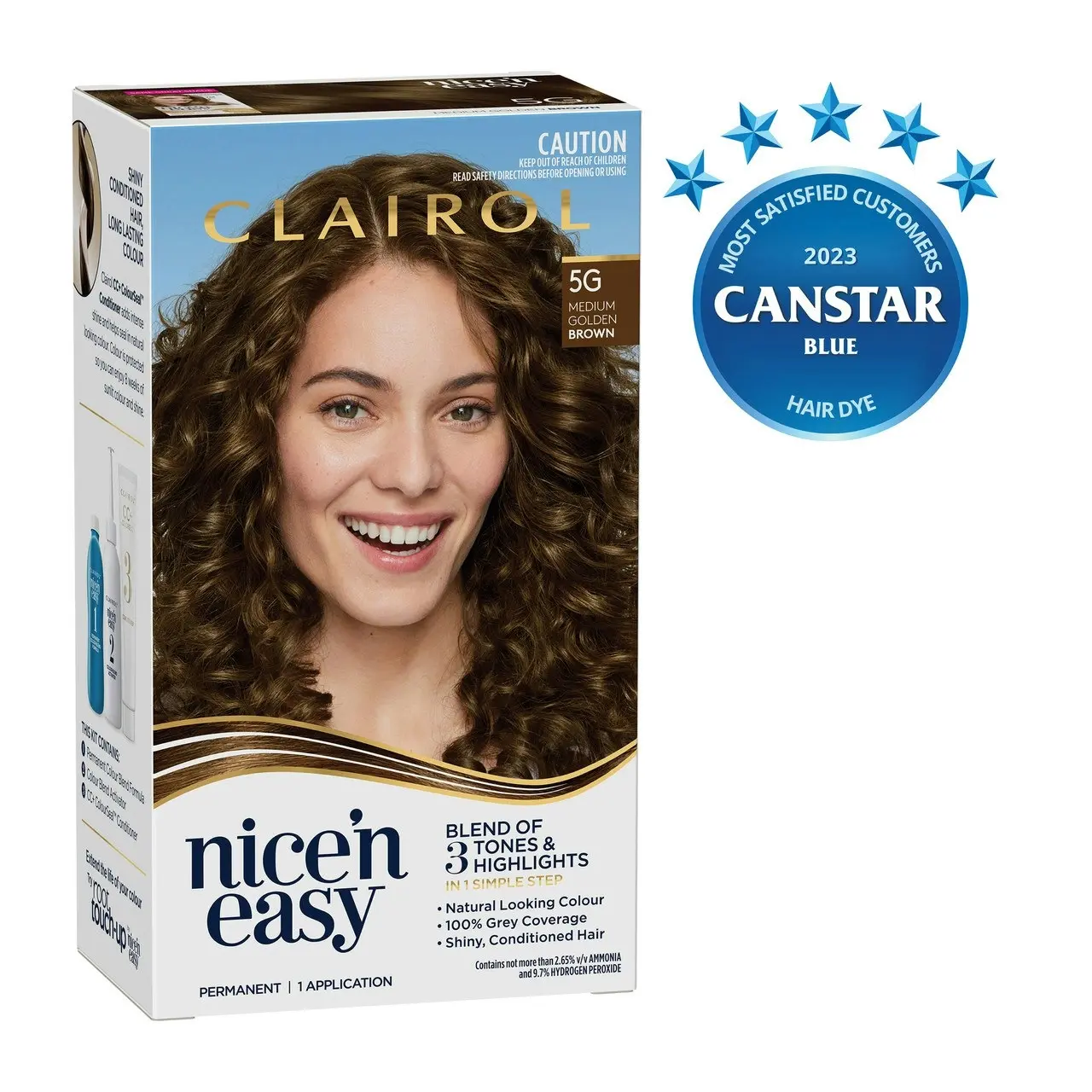 Clairol Nice 'N Easy 5G Natural Medium Golden Brown Permanent Hair Colour