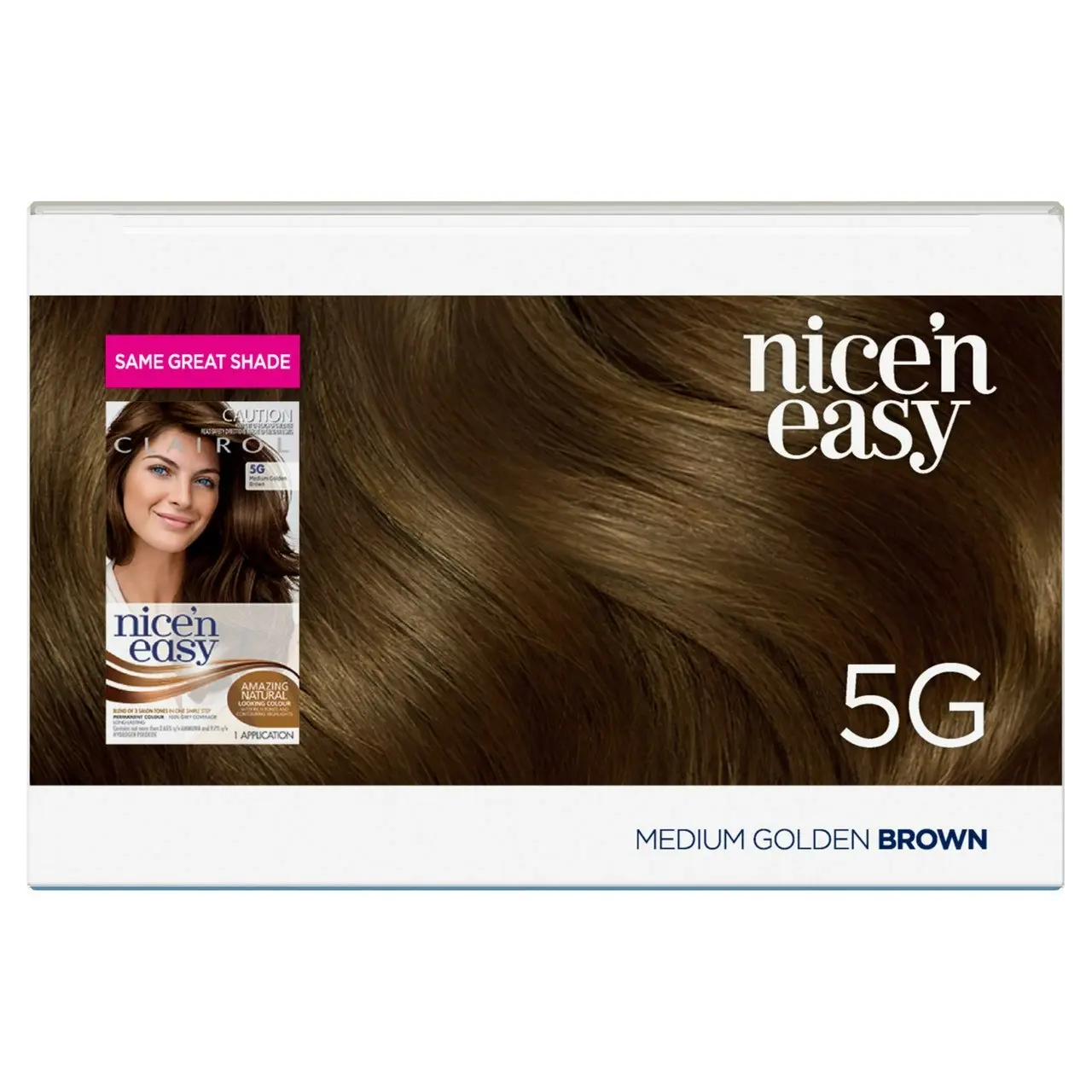 Clairol Nice 'N Easy 5G Natural Medium Golden Brown Permanent Hair Colour