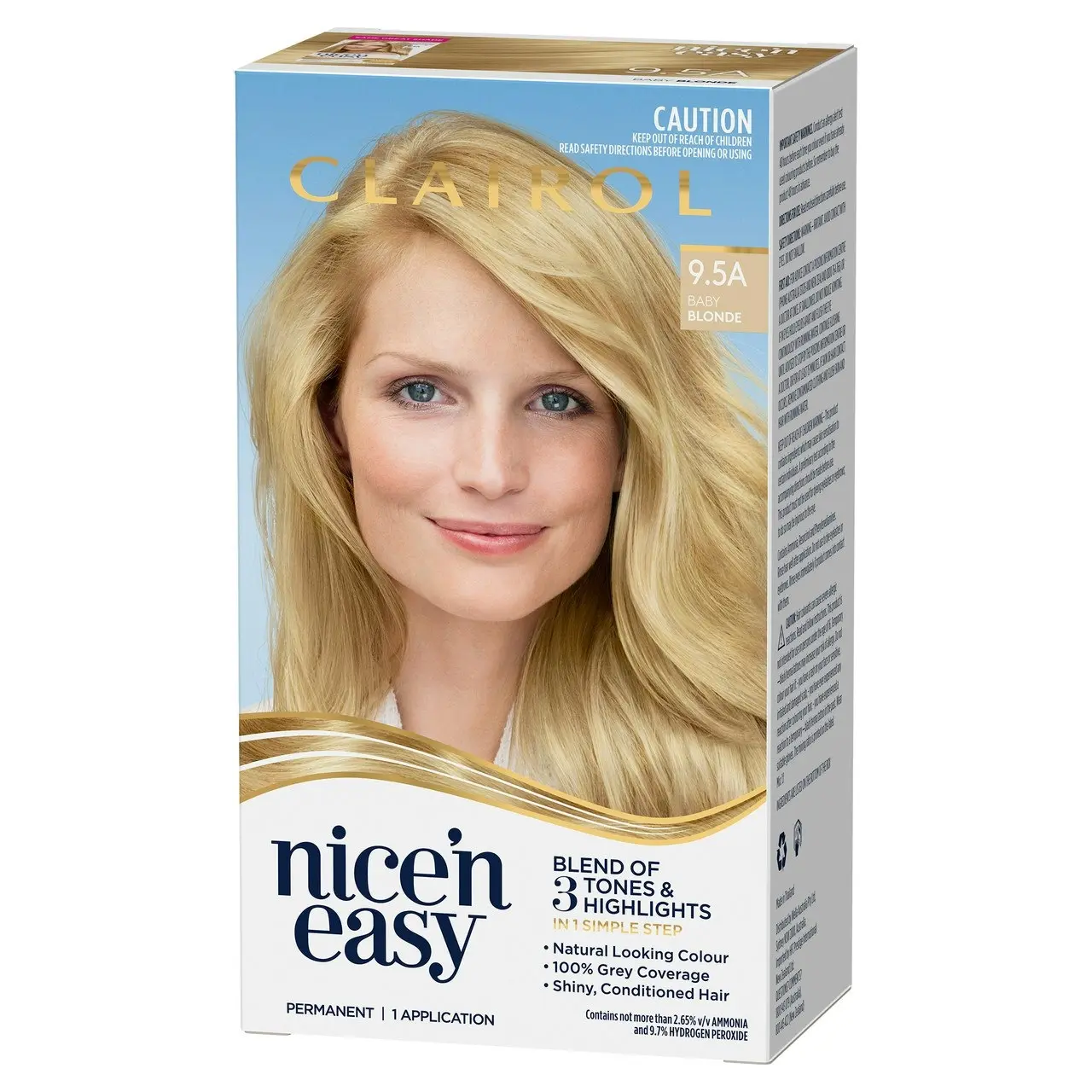 Clairol Nice 'N Easy 9.5A Natural Baby Blonde Permanent Hair Colour