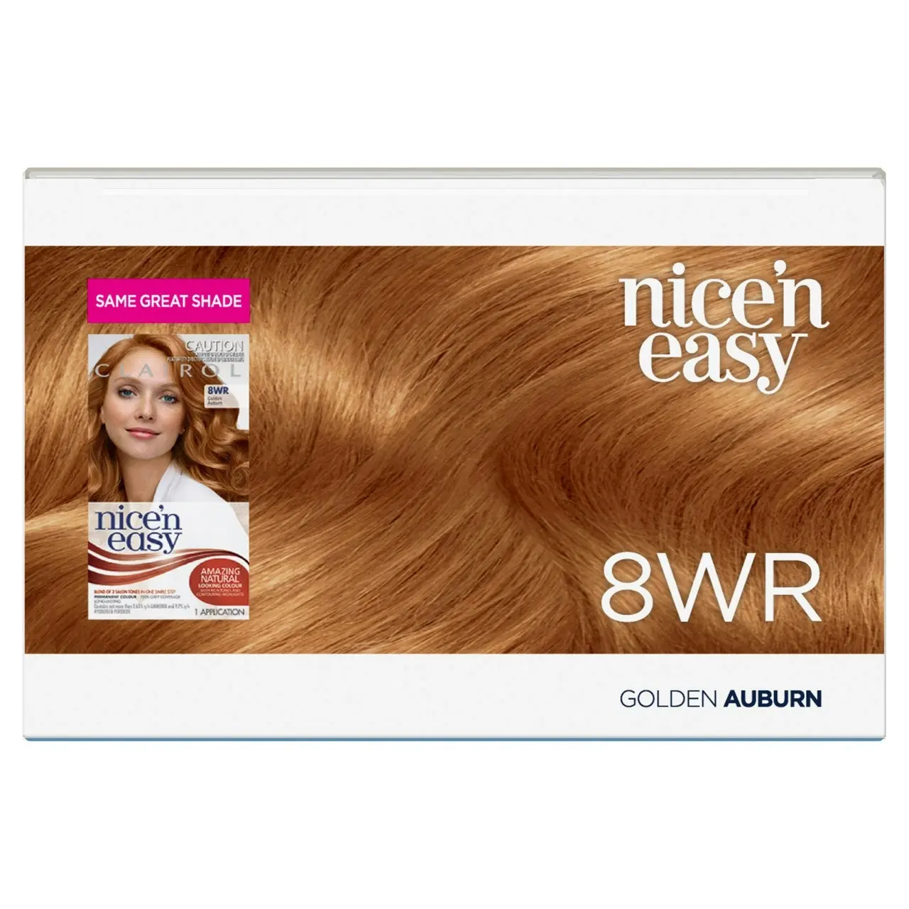 Clairol Nice 'N Easy 8WR Natural Golden Auburn Permanent Hair Colour