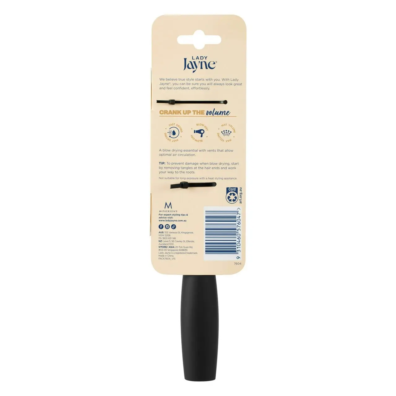 Lady Jayne Large Vent Brush