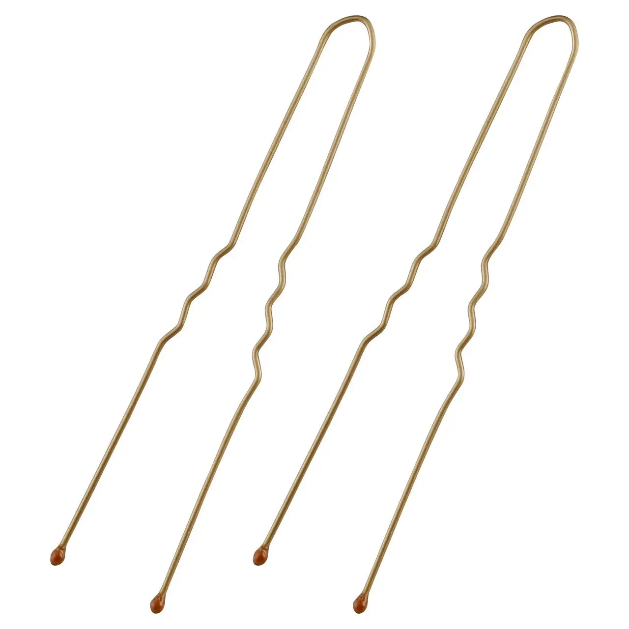 Lady Jayne Brown Fringe Pins, 50 Pk