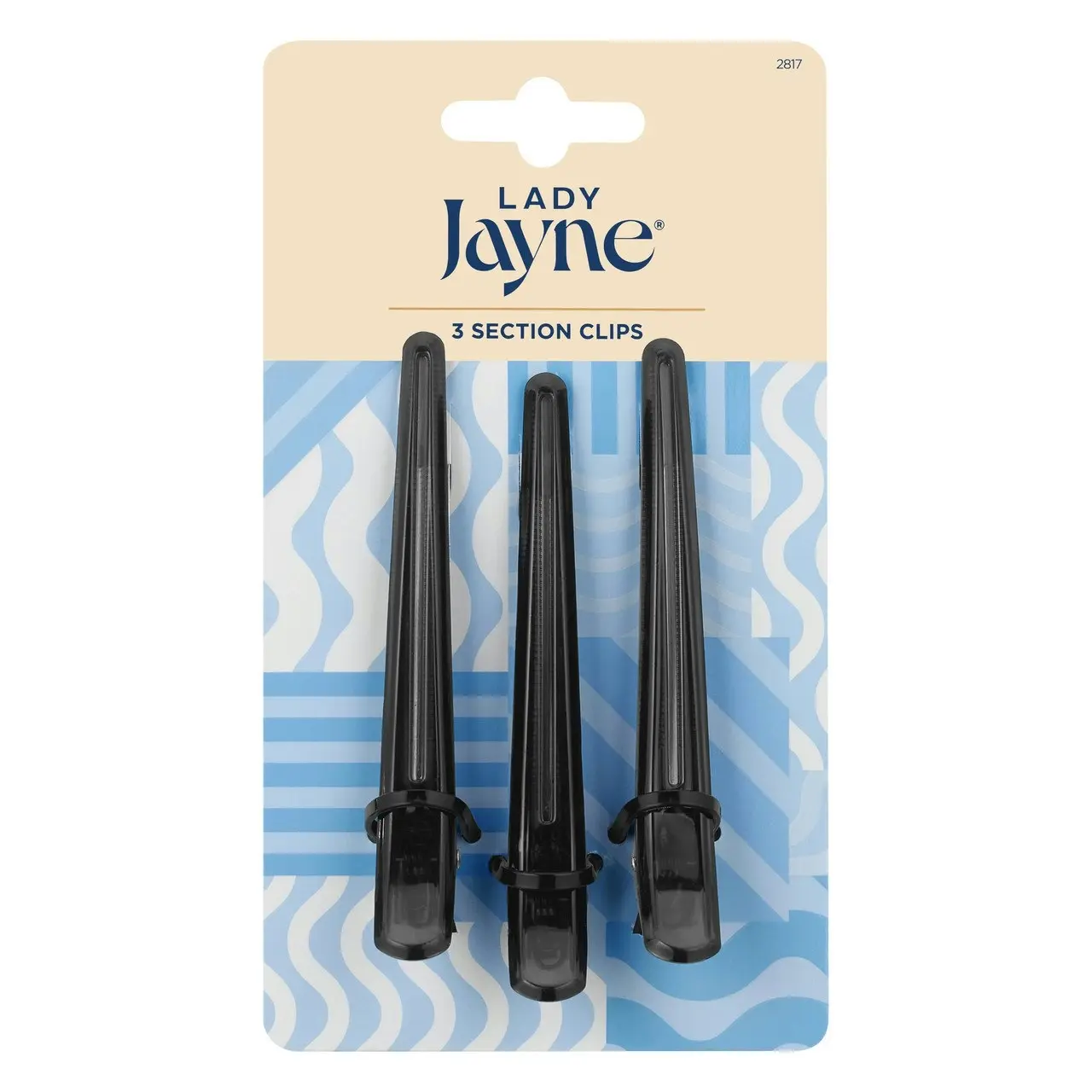 Lady Jayne Section Hair Clips 3 Pack