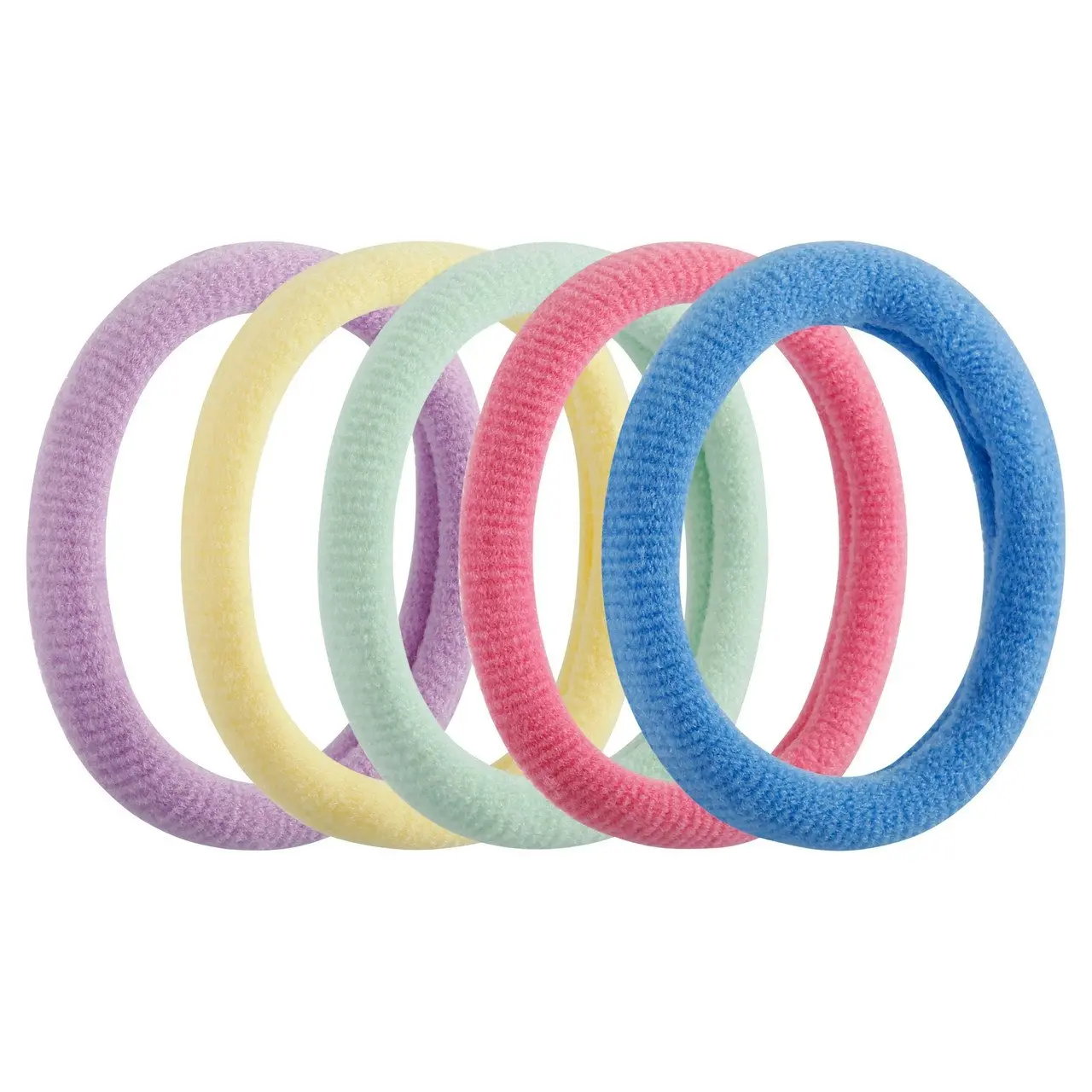 Lady Jayne Pastel Soft Knitted Ponytailers - Pk 24