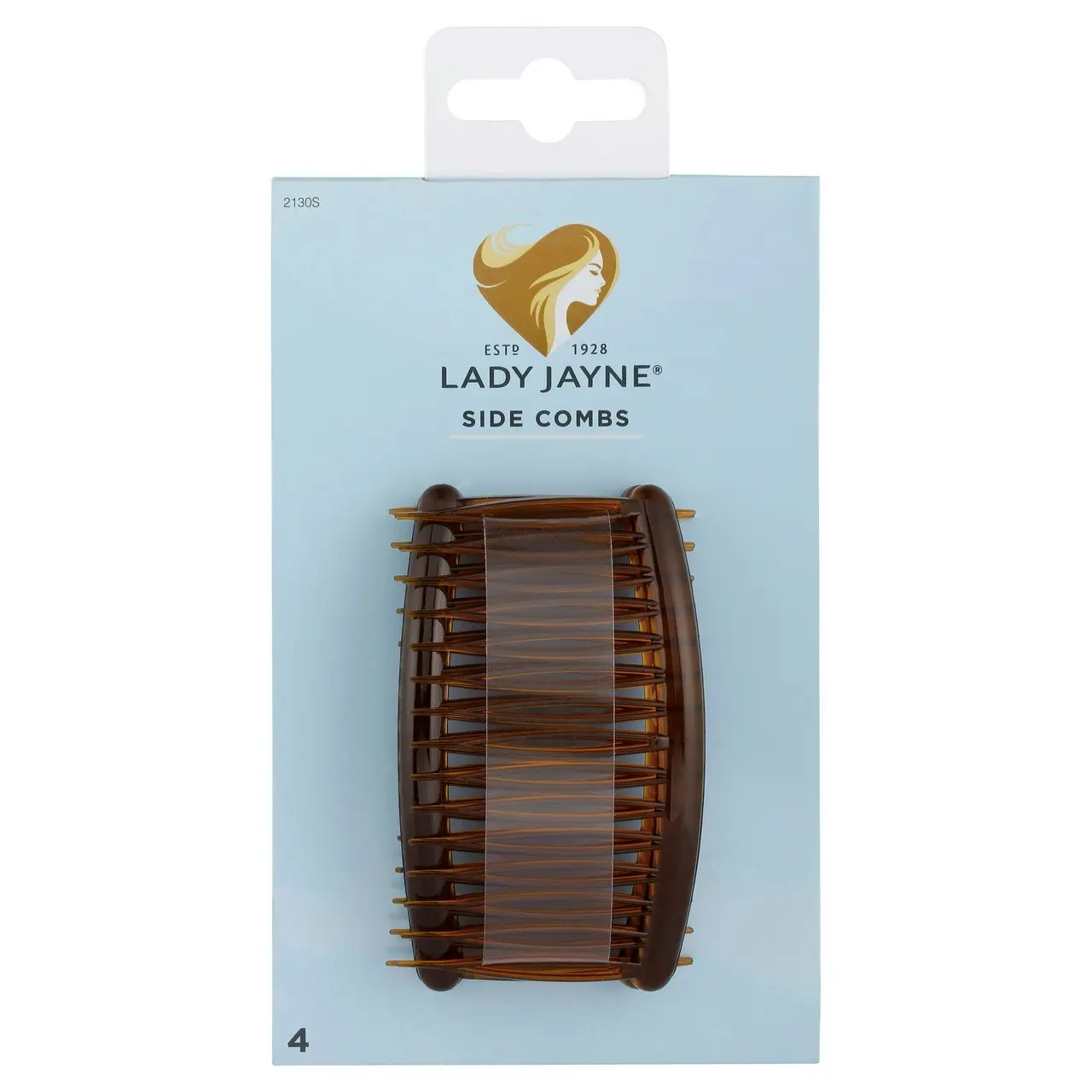 Lady Jayne Shell Side Comb - Pk4