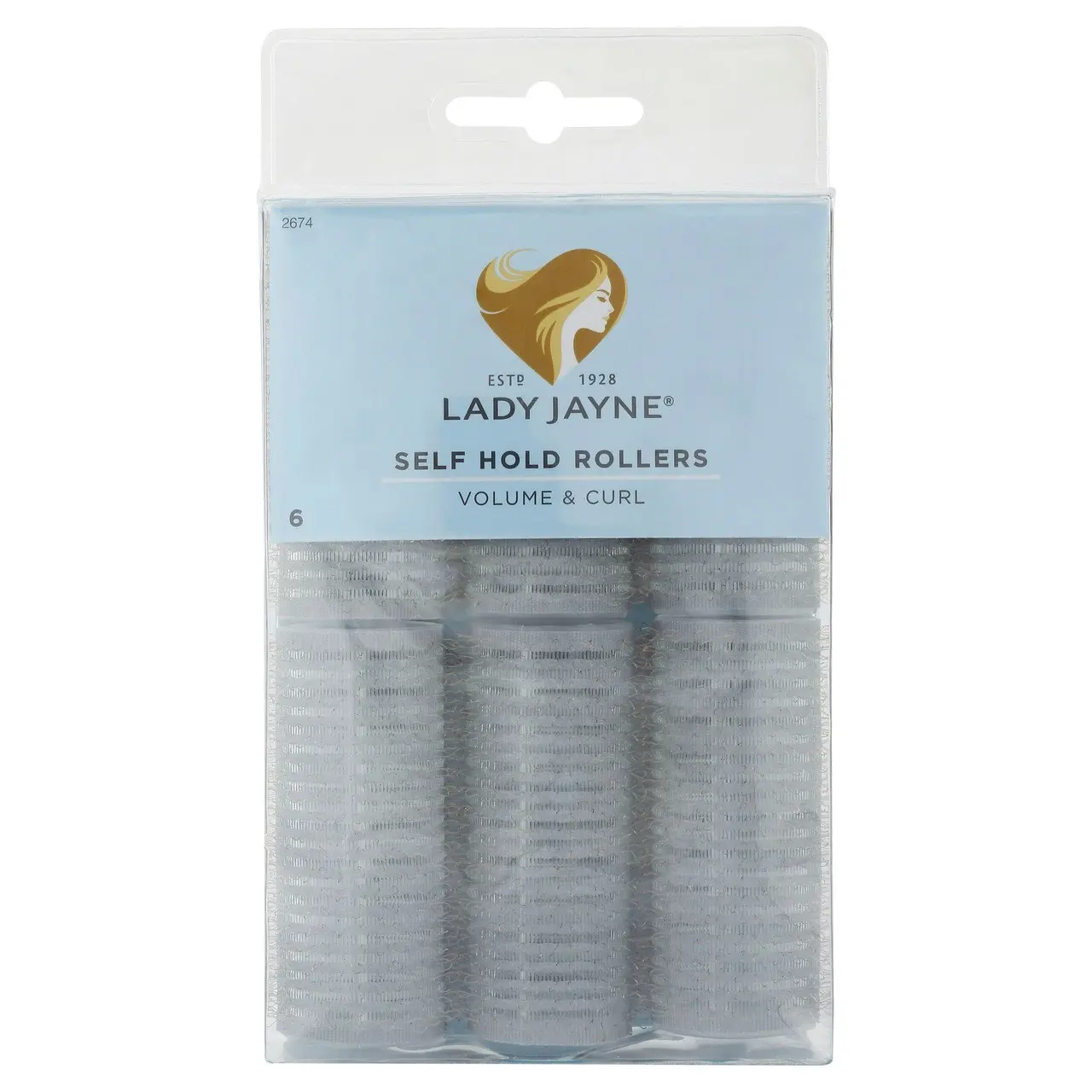 Lady Jayne Medium Self-holding Rollers - 6 Pk