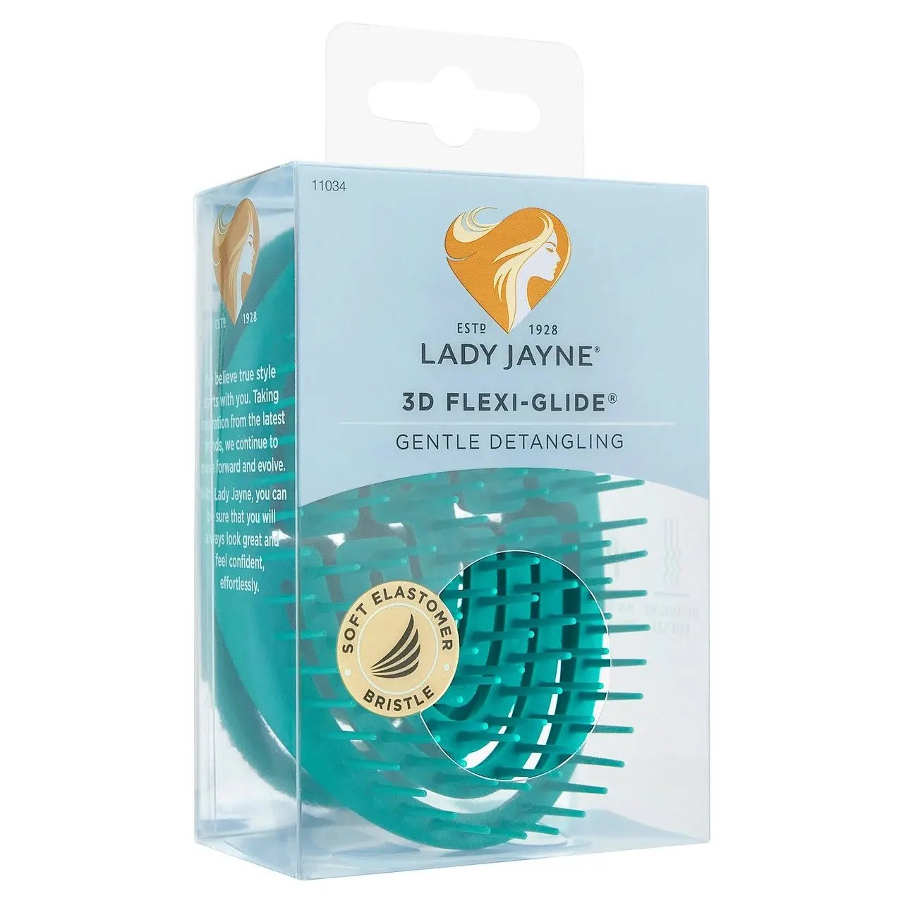 Lady Jayne 3D Flexi-Glide Detangler Brush