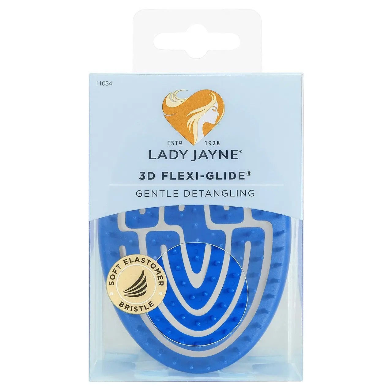 Lady Jayne 3D Flexi-Glide Detangler Brush