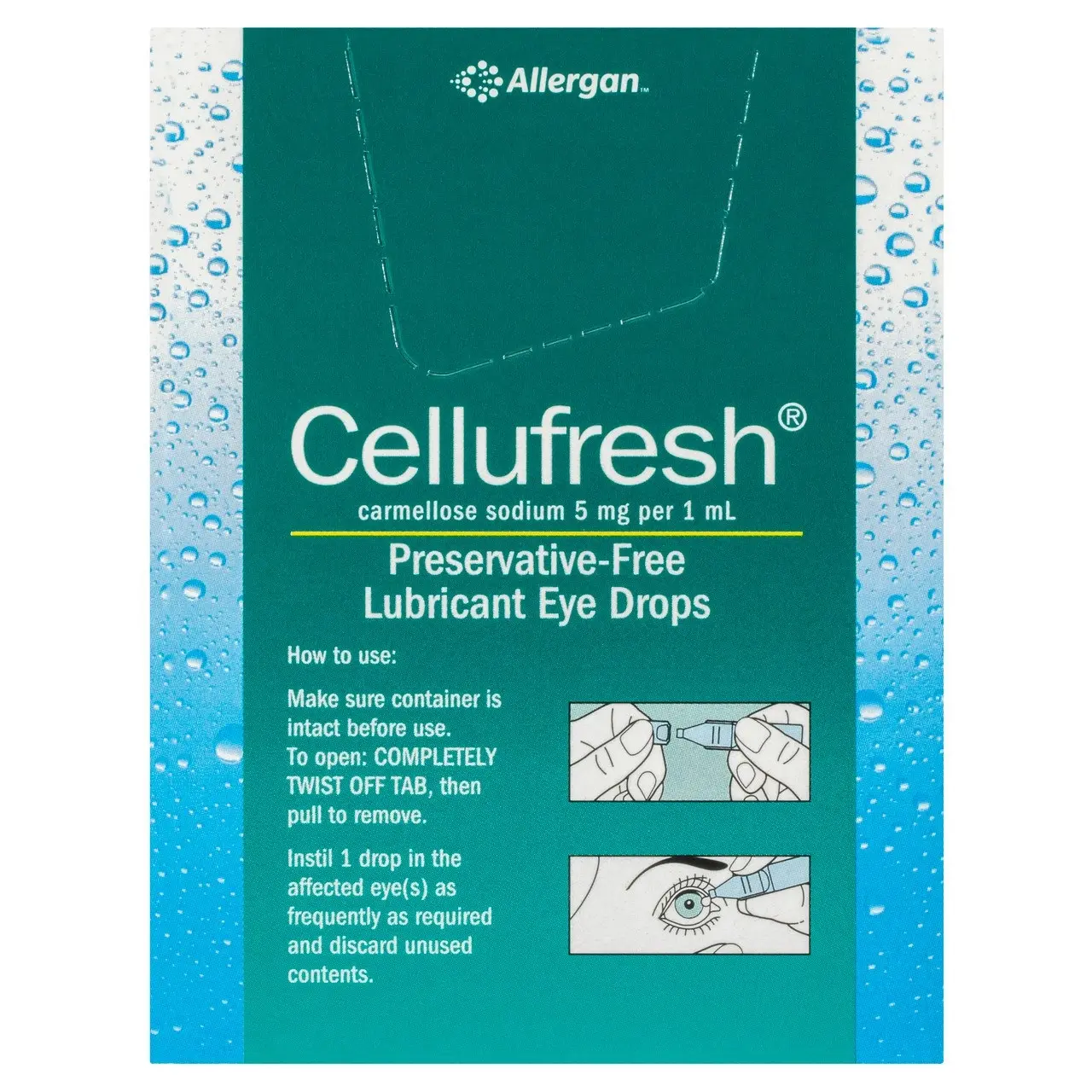 CELLUFRESH Lubricant Eye Drops 30 x 0.4mL