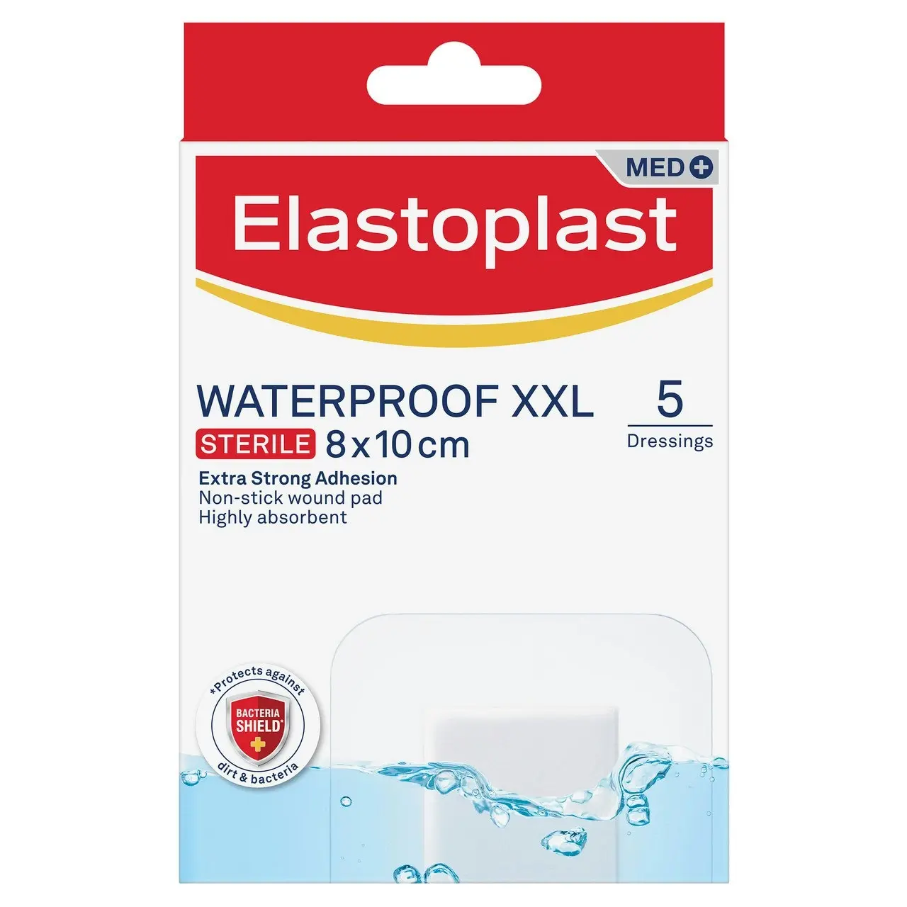 Elastoplast Waterproof XXL 5 Dressings