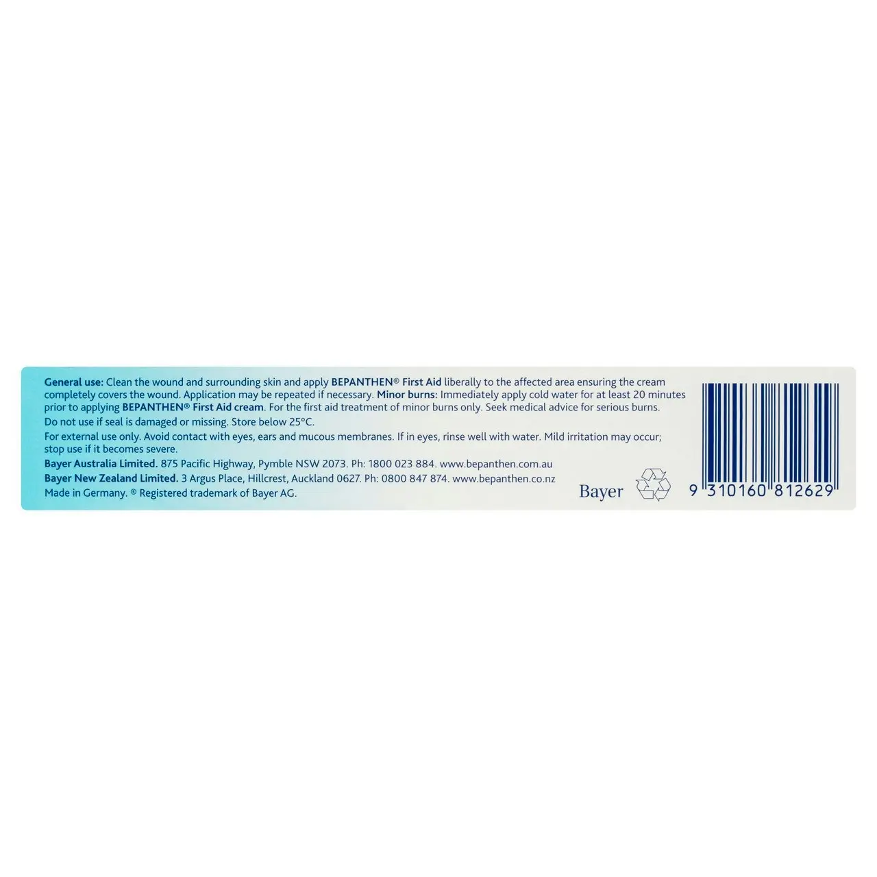 Bepanthen First Aid Cream 30g