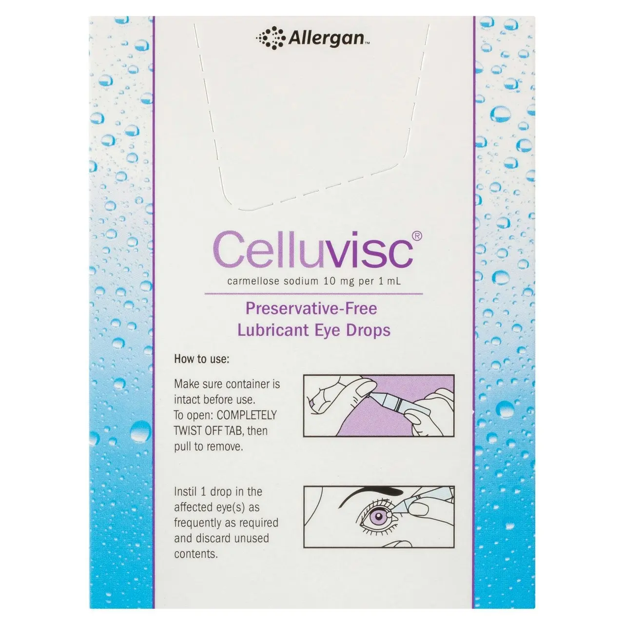 CELLUVISC Lubricant Eye Drops 30 x 0.4mL