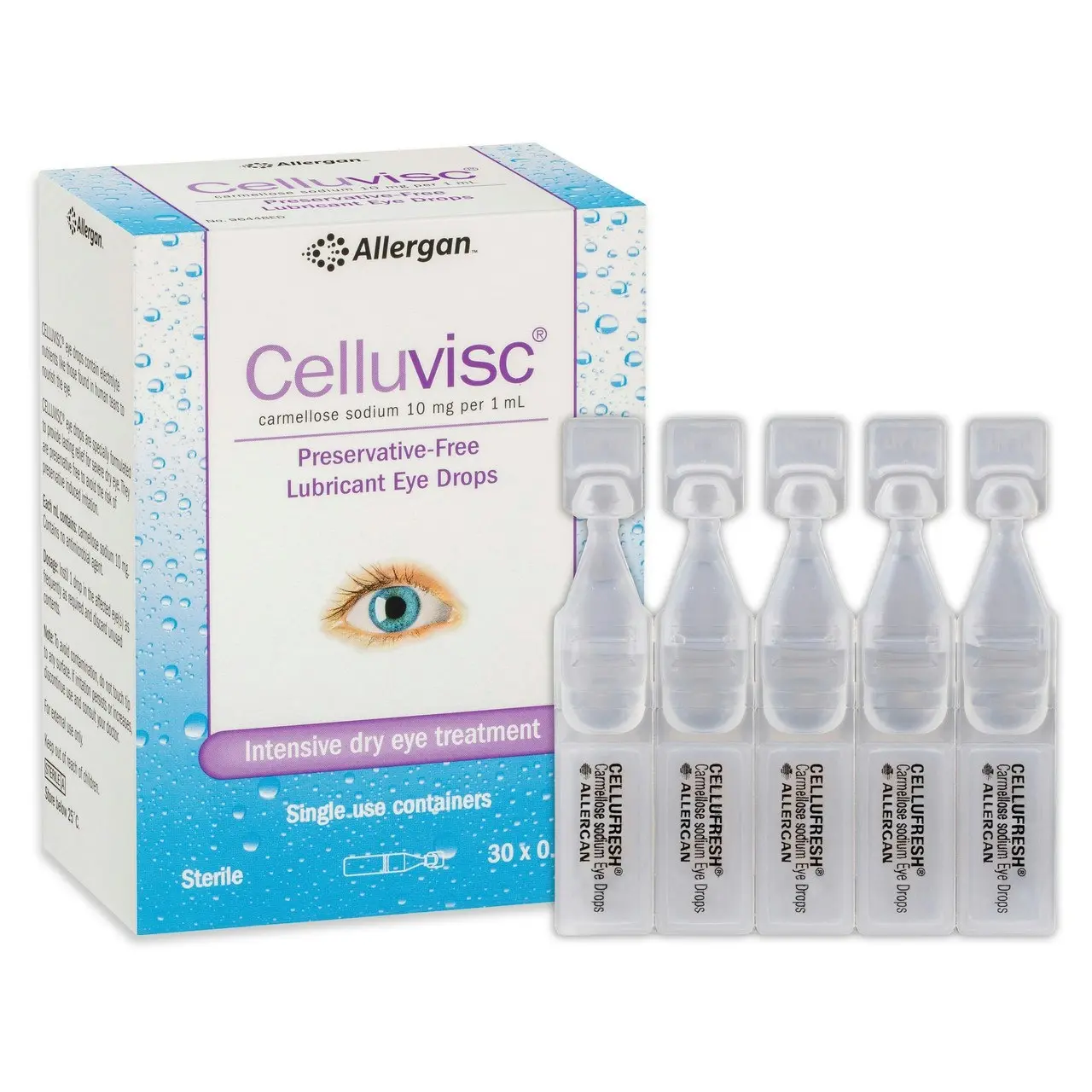 CELLUVISC Lubricant Eye Drops 30 x 0.4mL