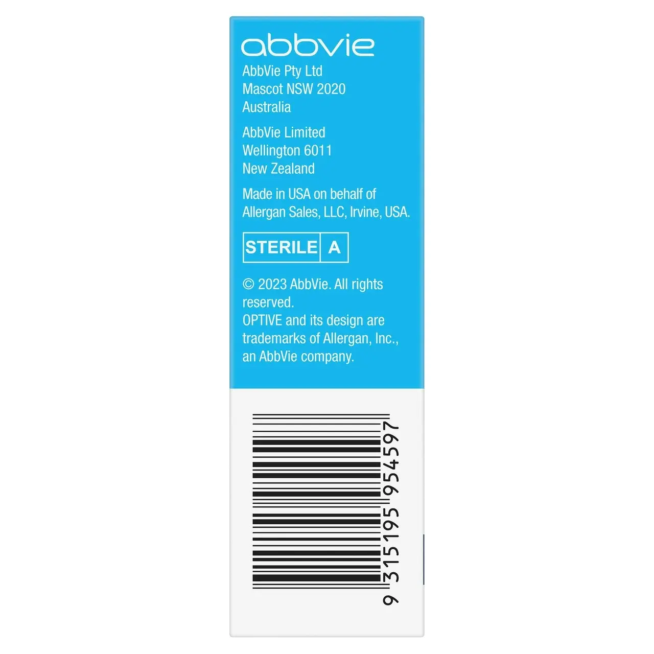 OPTIVE Gel Drops 10mL