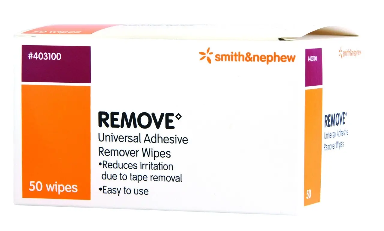 REMOVE Adhesive Remover Wipes Box/50