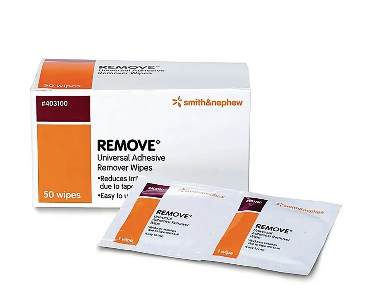 REMOVE Adhesive Remover Wipes Box/50