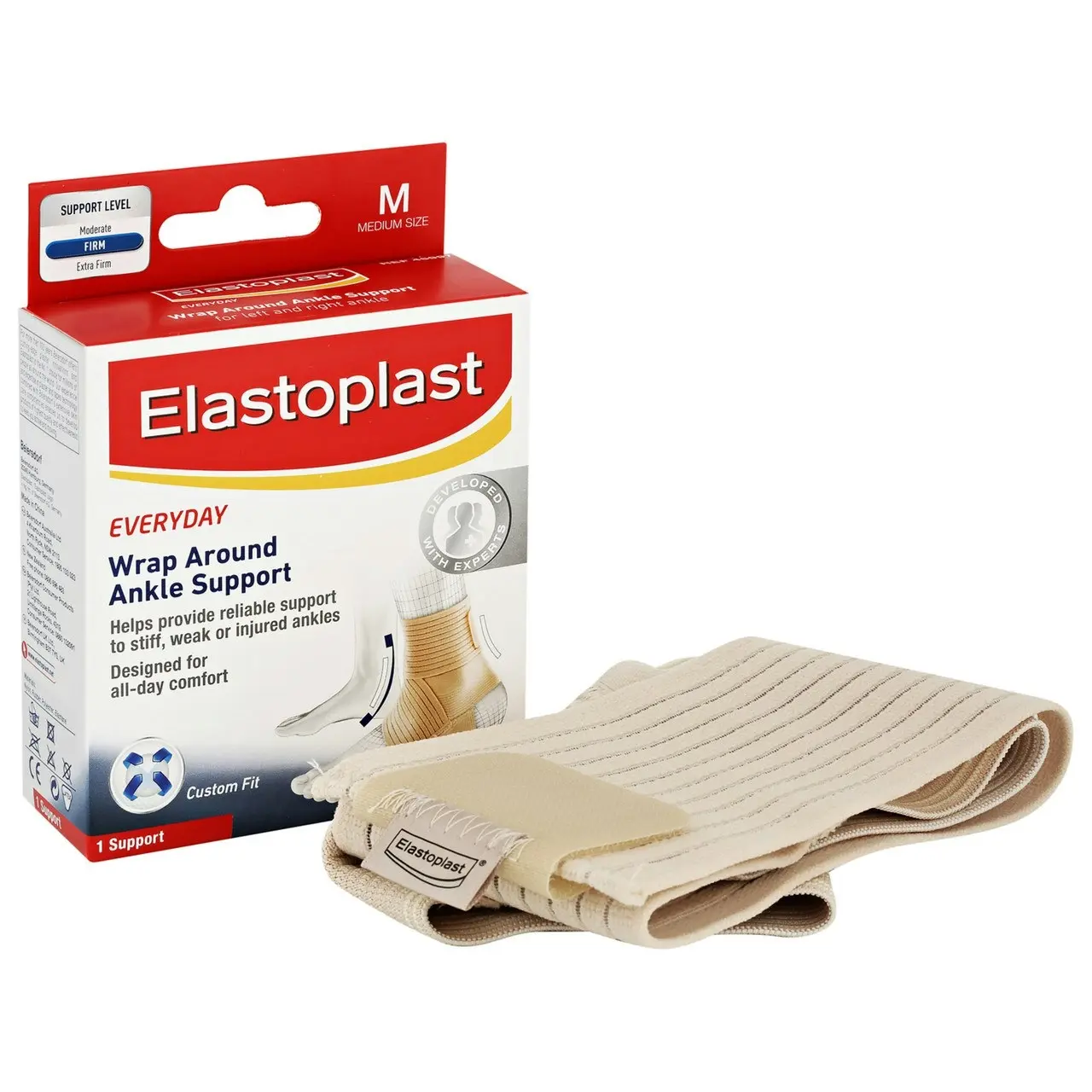 Elastoplast Sport Ankle Support Adjustable Medium 1 Ea