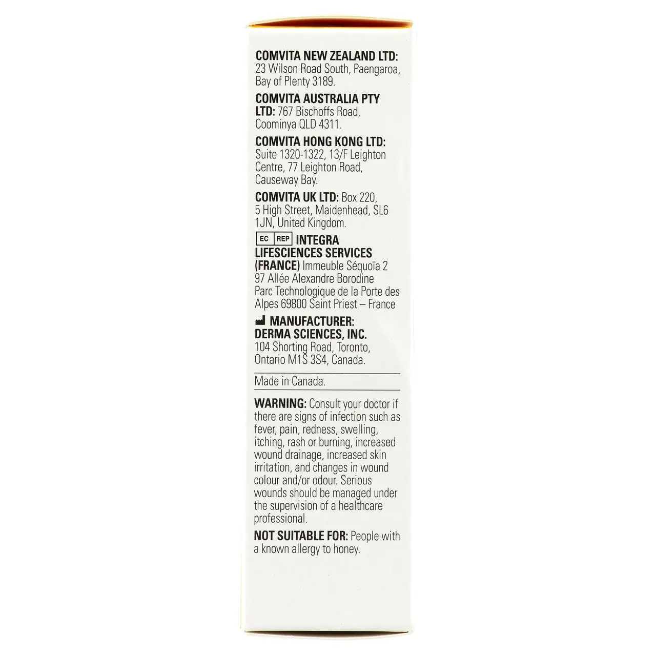 Comvita Medihoney Antibacterial Wound Gel 25g