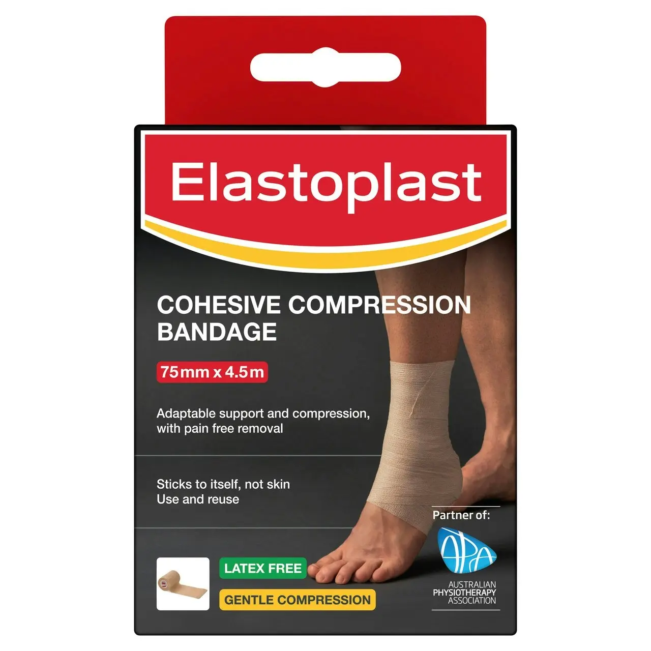 Elastoplast Cohesive Compression Bandage 75mm x 4.5m