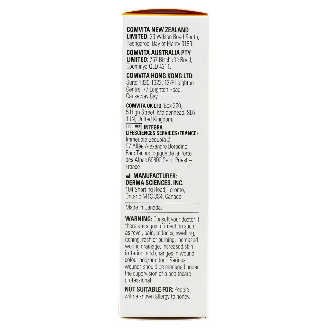 Comvita Medihoney Antibacterial Wound Gel 50g