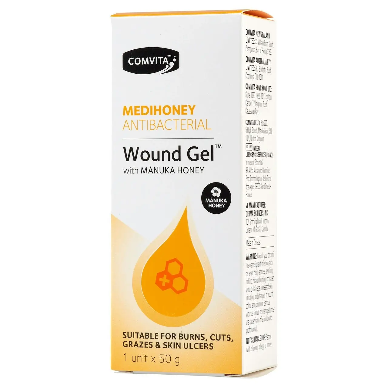 Comvita Medihoney Antibacterial Wound Gel 50g