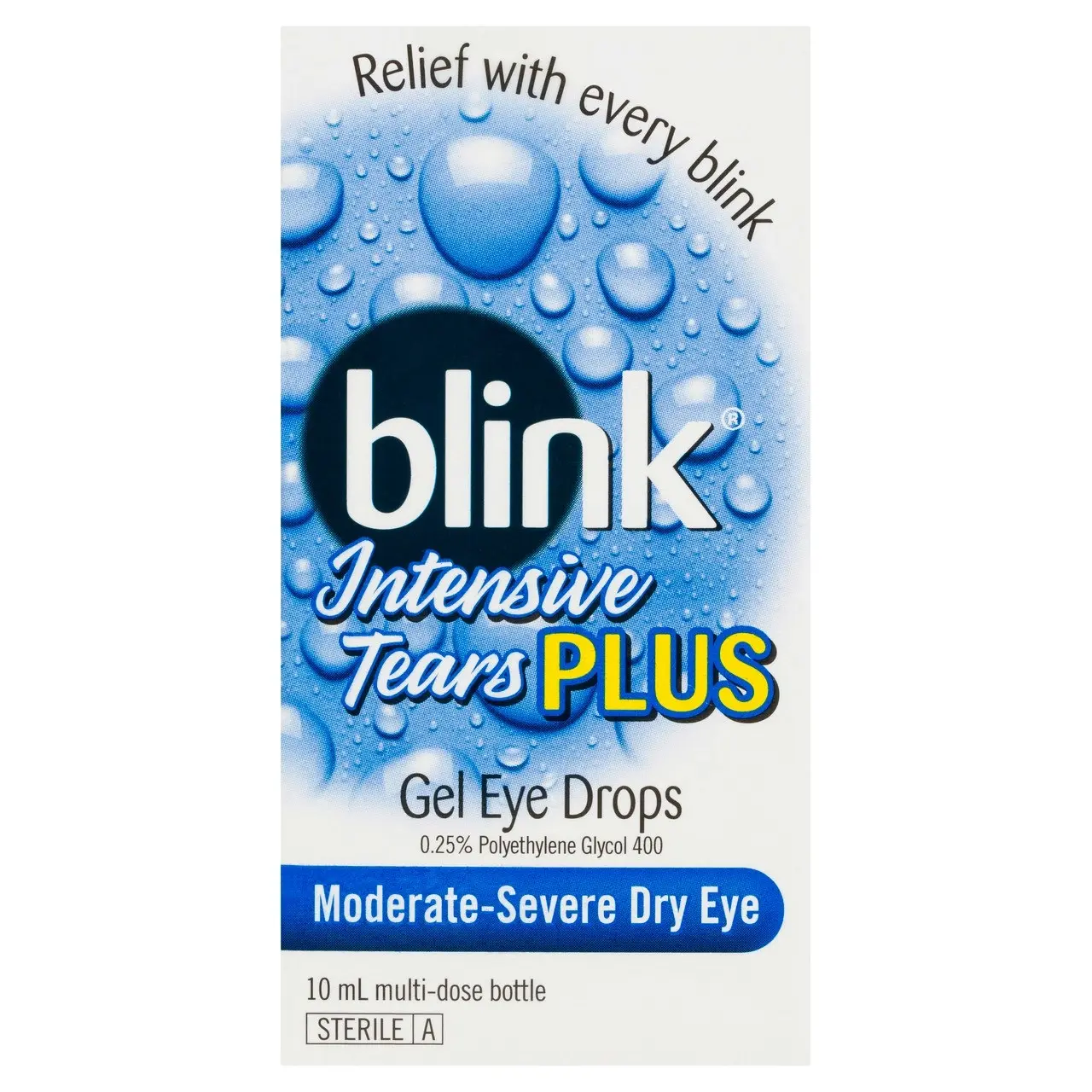 Blink Intensive Tears Plus Gel Eye Drops 10ml