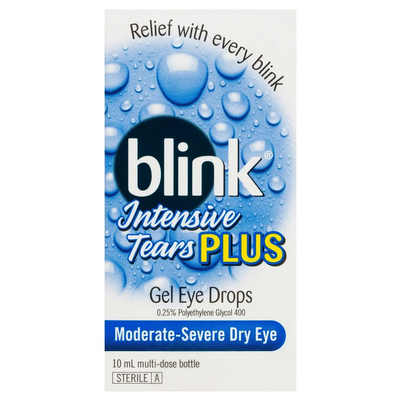 Blink Intensive Tears Plus Gel Eye Drops 10ml