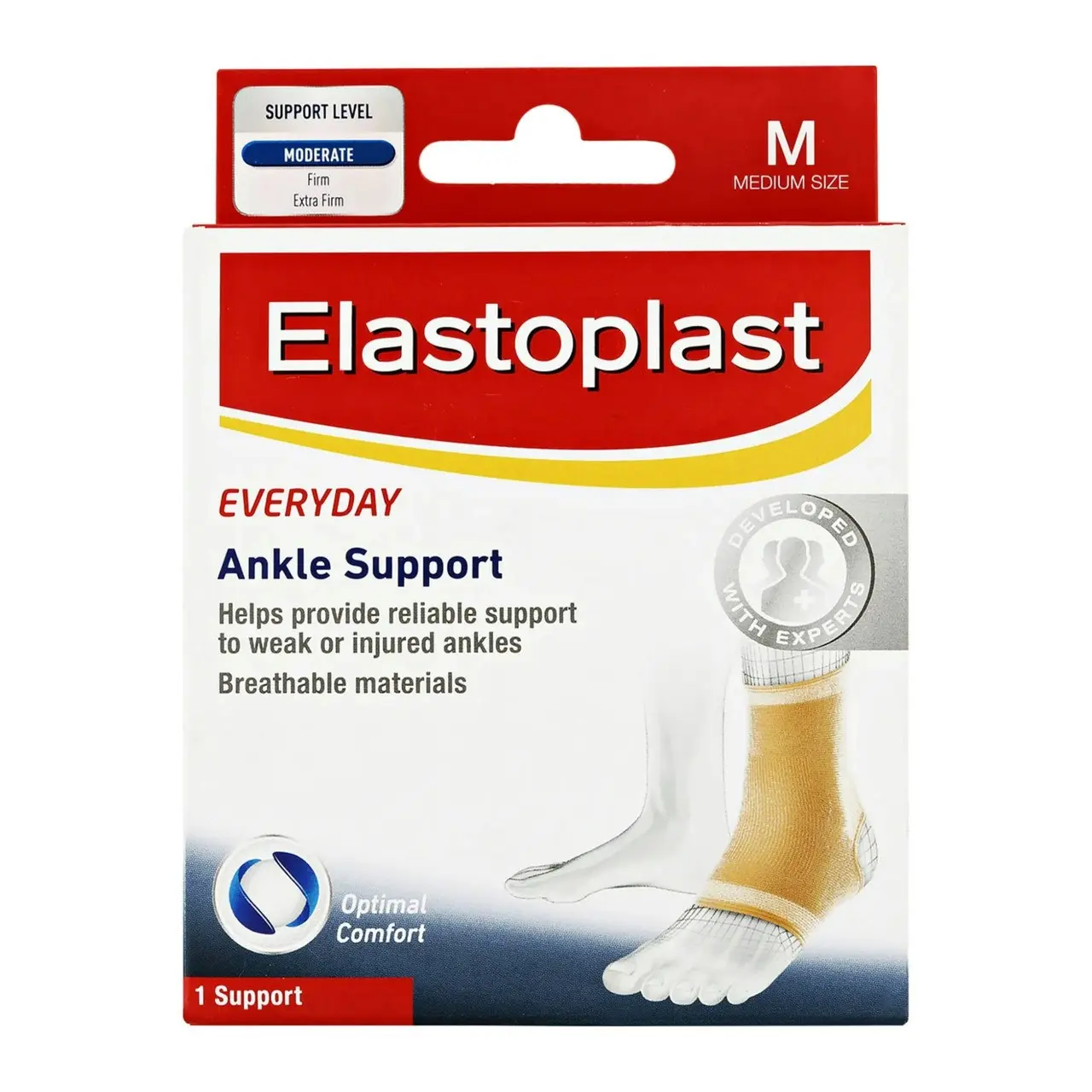 Elastoplast Sport Ankle Support Medium 1 Ea