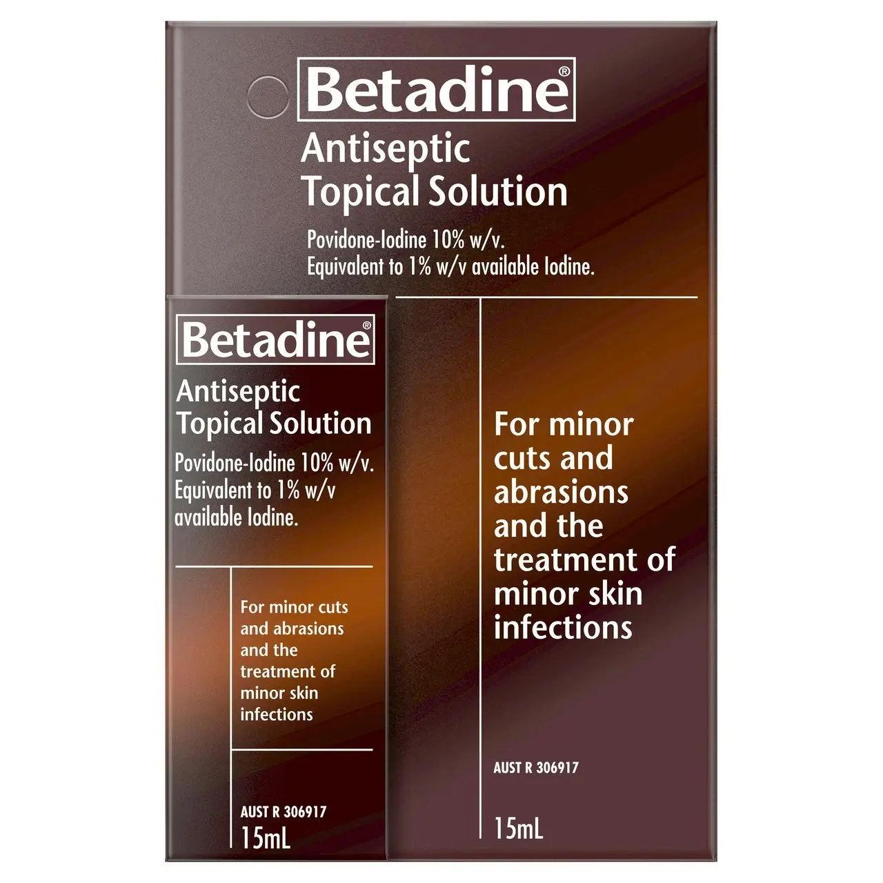 Betadine Antiseptic Topical Solution 15mL