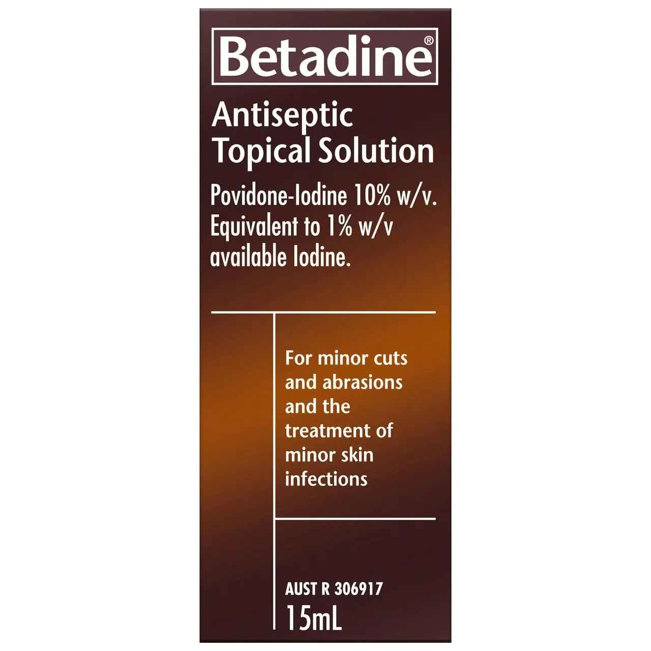 Betadine Antiseptic Topical Solution 15mL