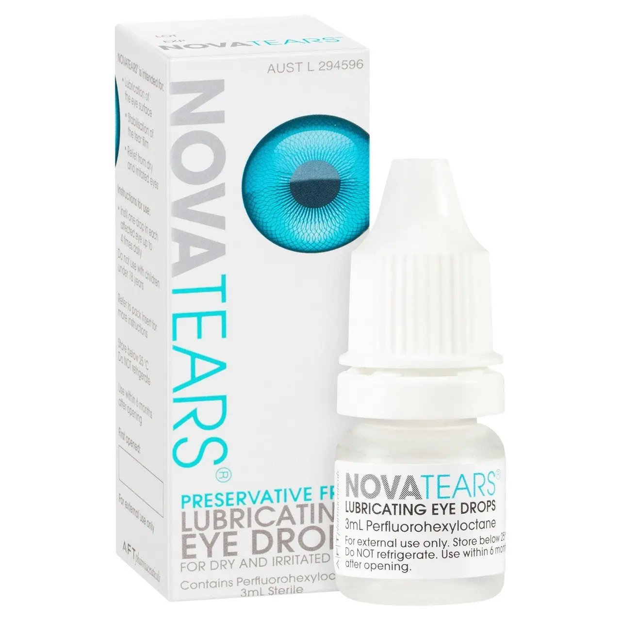 NovaTears(R) Lubricating Eye Drops 3mL