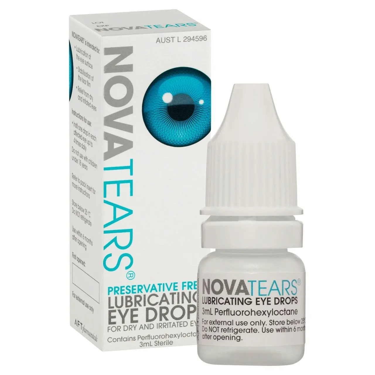 NovaTears(R) Lubricating Eye Drops 3mL