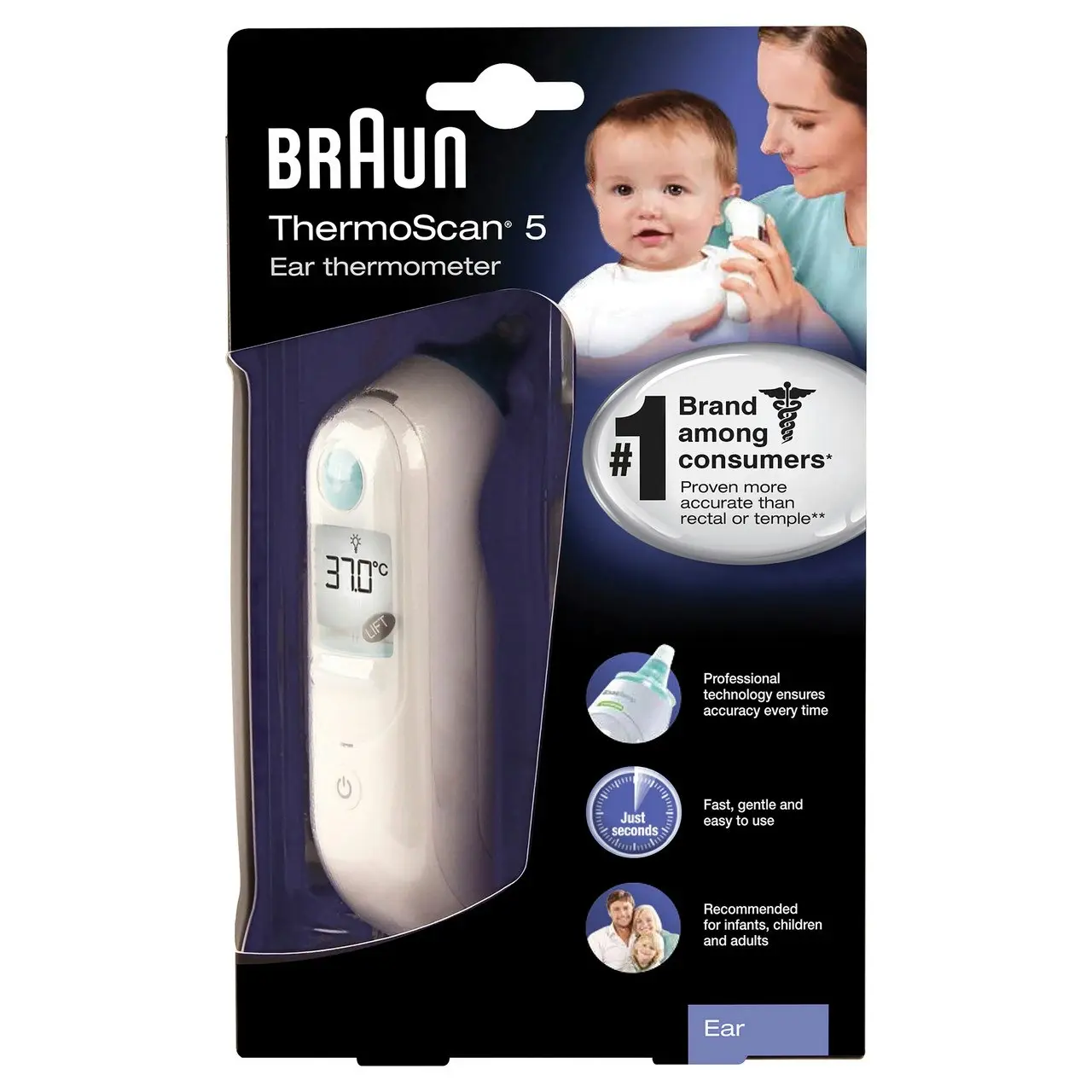 Braun ThermoScan 5 Ear Thermometer IRT6030