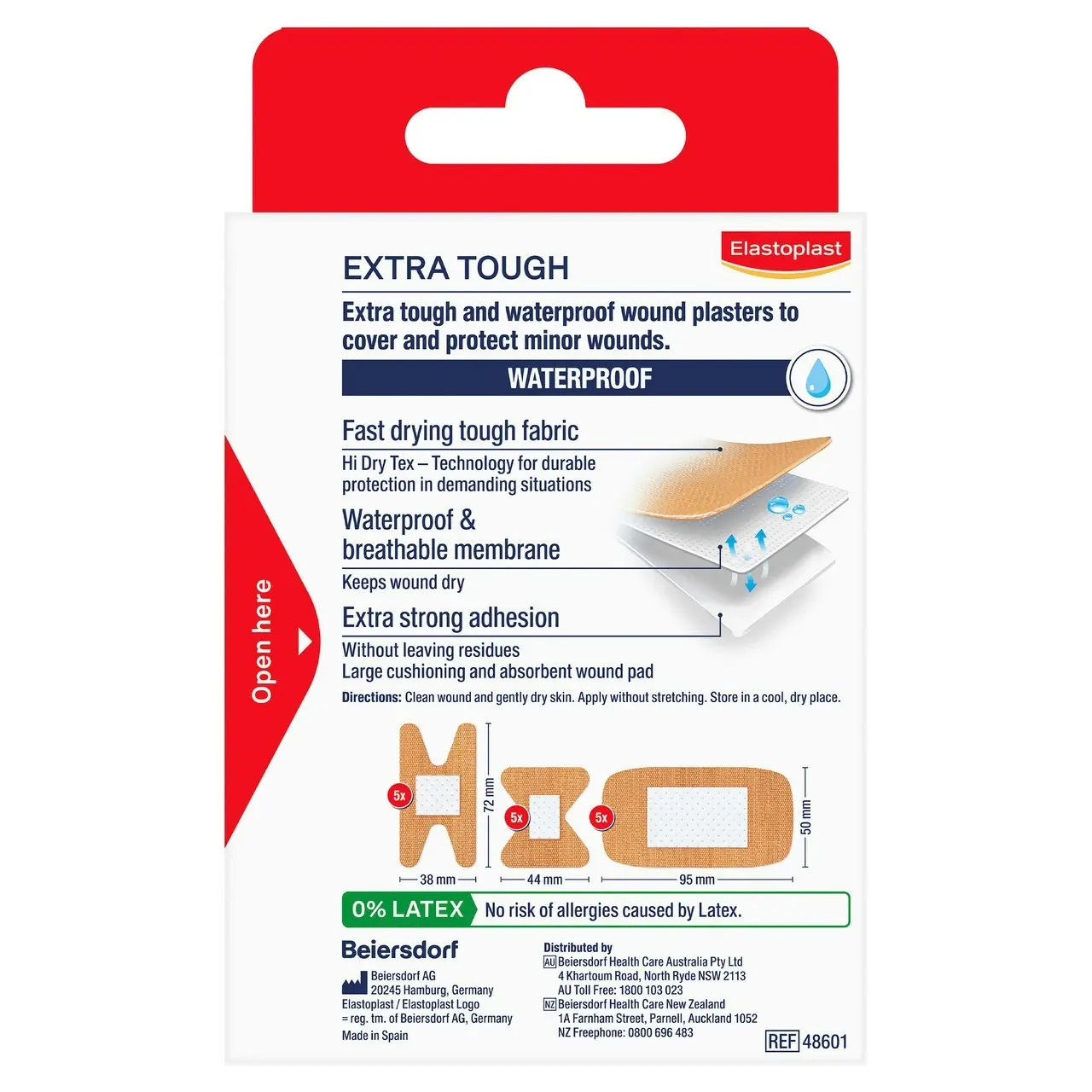 Elastoplast Extra Tough Waterproof 15 Pack