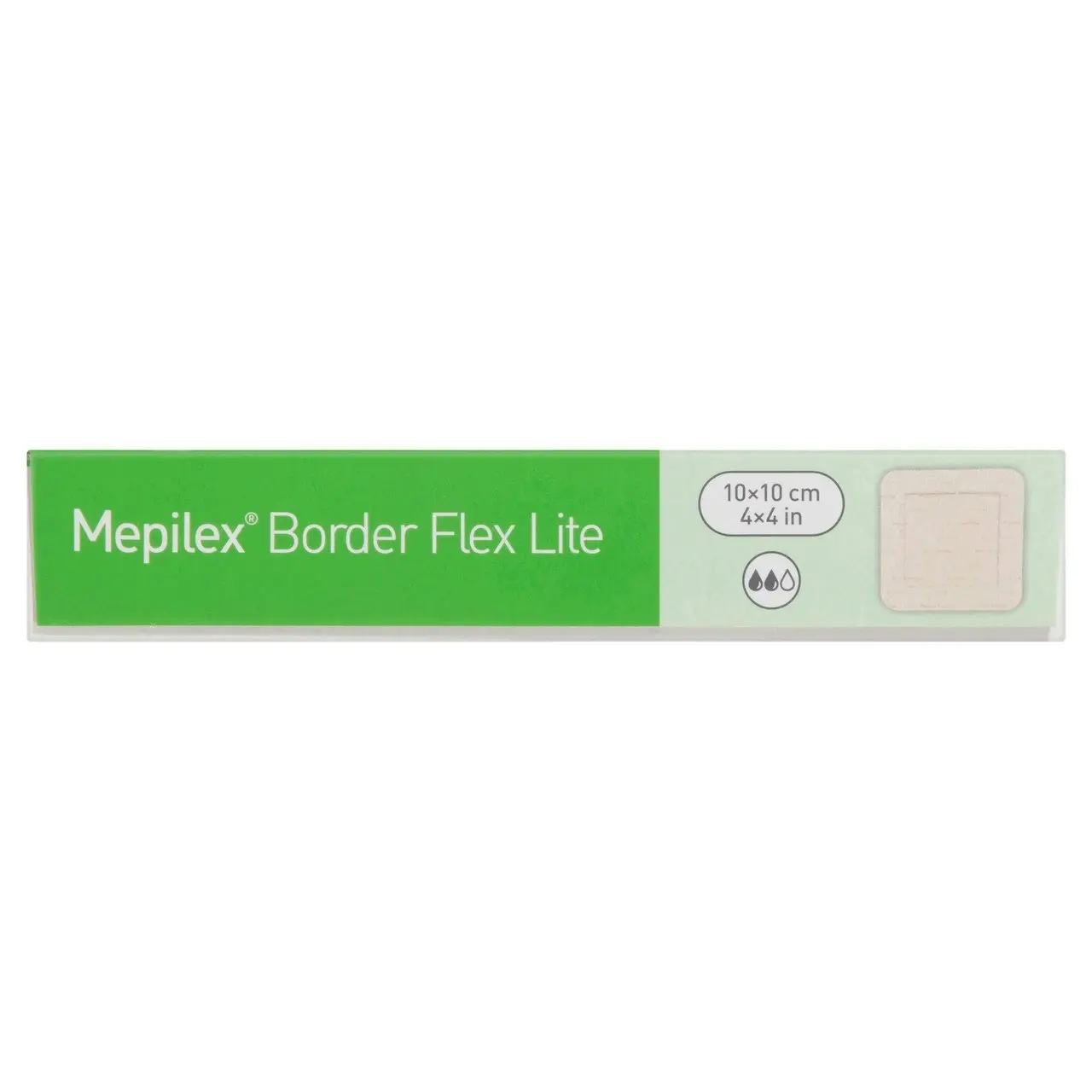 Mepilex Border Flex Lite 10x10cm Single Dressing (1 Pack)