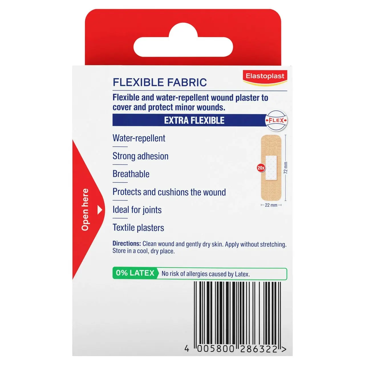 Elastoplast Flexible Fabric Strips 20 Pack