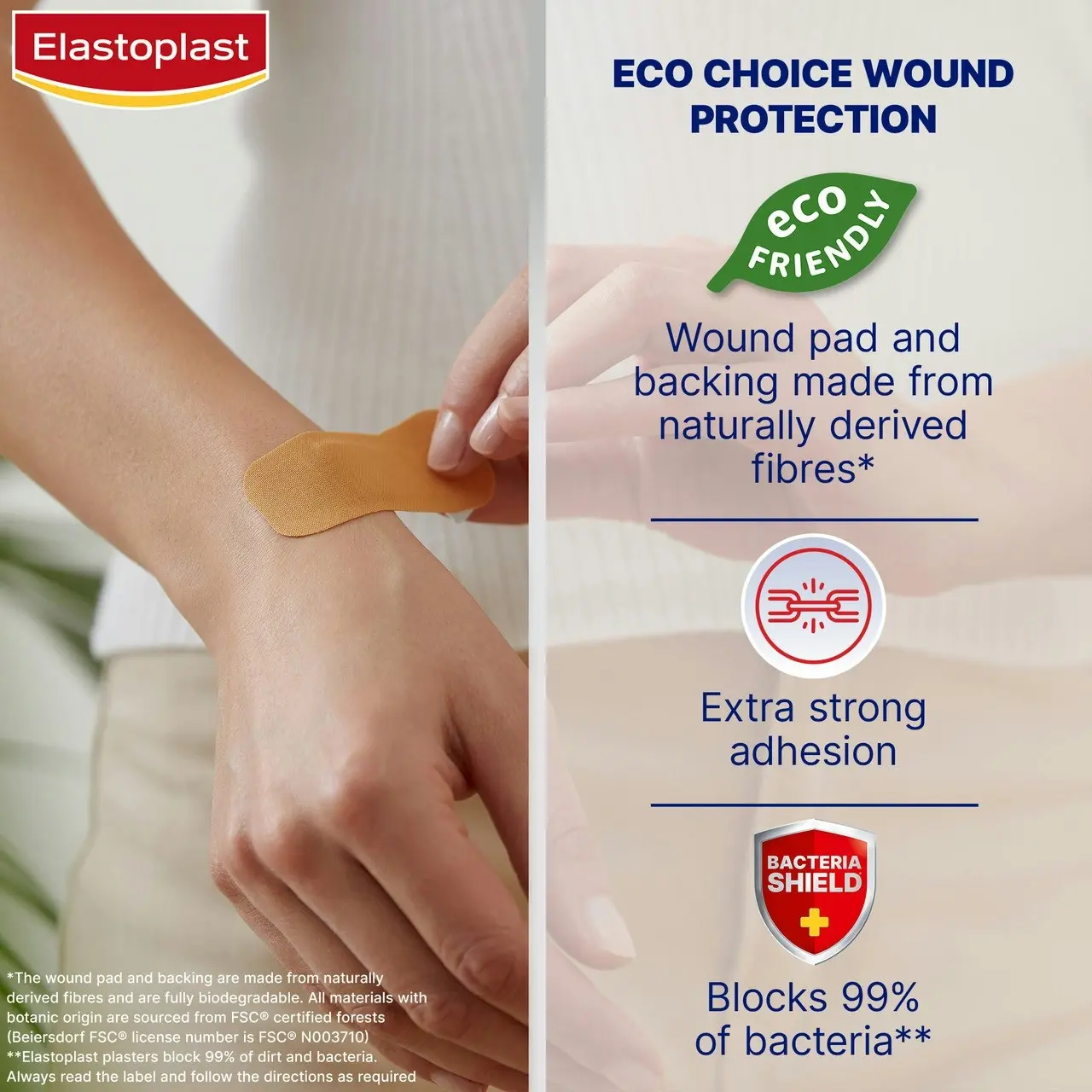 Elastoplast Green & Protect 20 strips