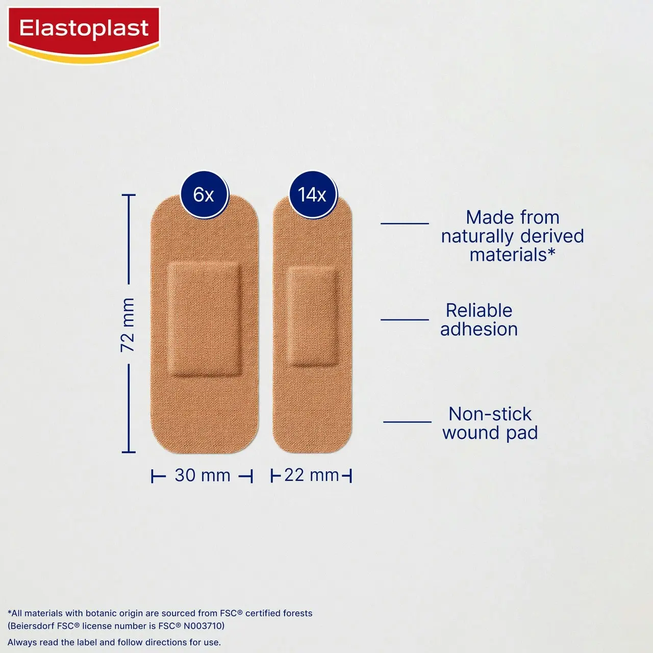 Elastoplast Green & Protect 20 strips