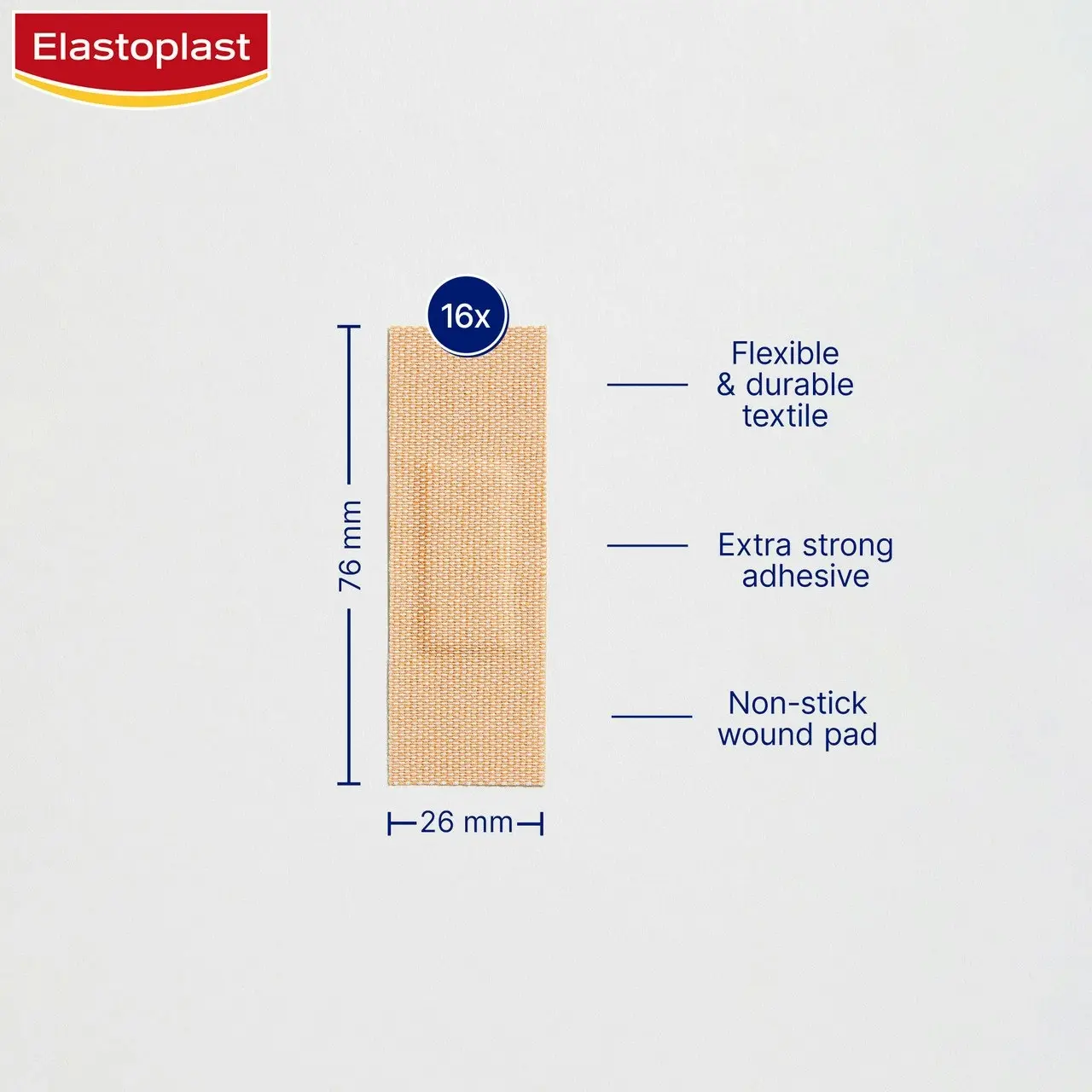 Elastoplast Extra Tough Waterproof 80cm