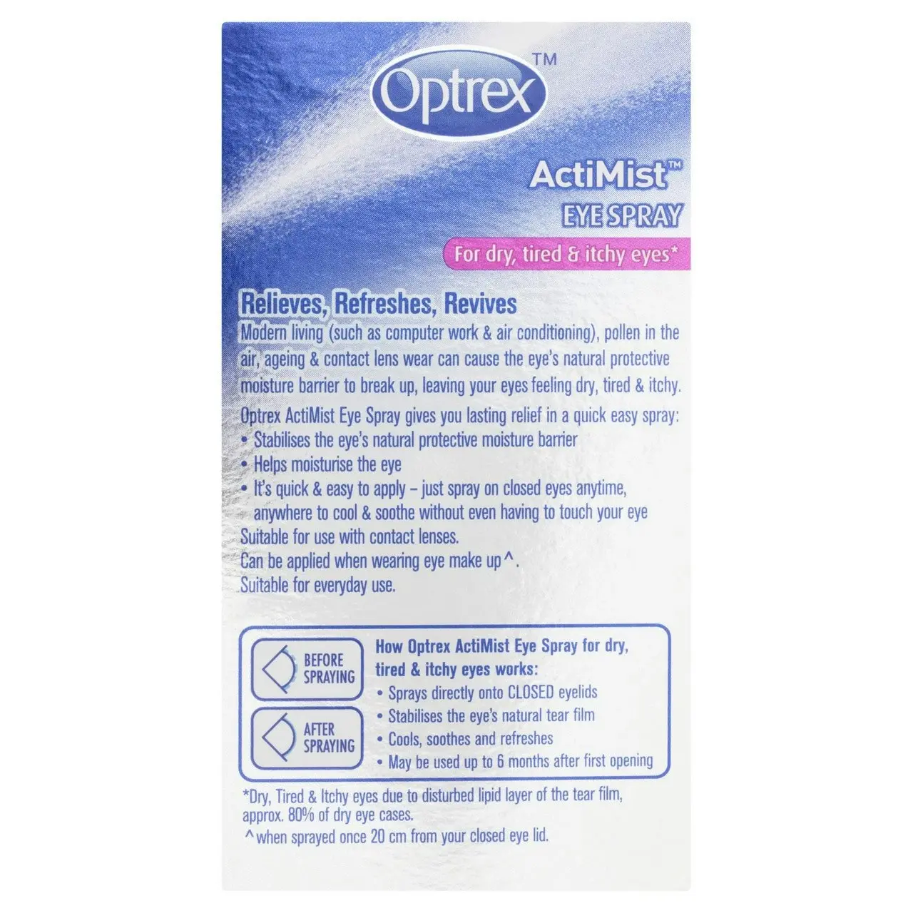 Optrex ActiMist Eye Spray 10mL