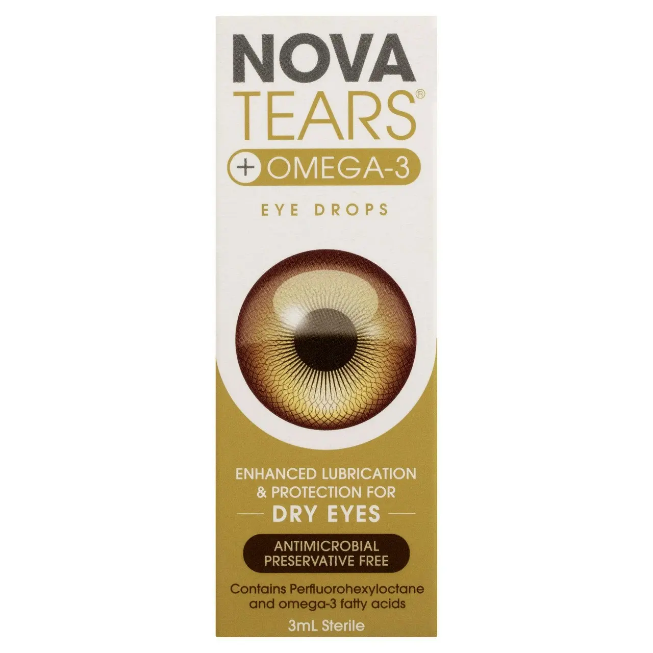 NovaTears(R) + Omega-3 Eye Drops 3mL