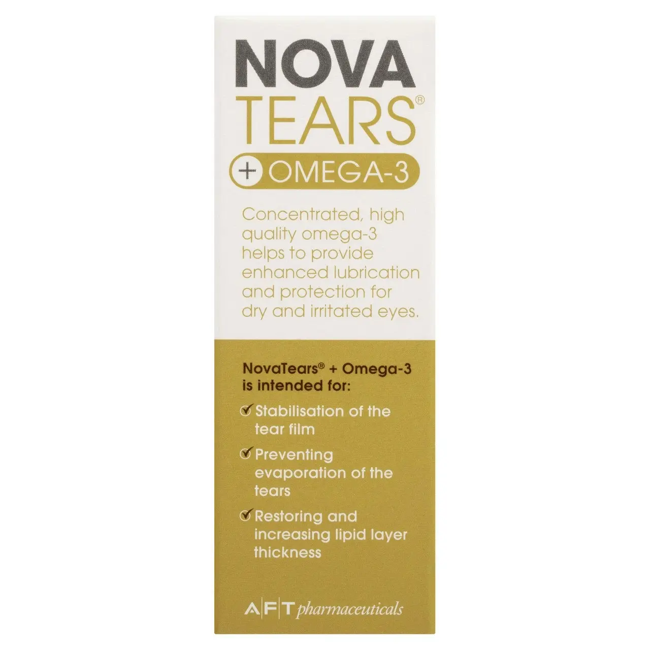 NovaTears(R) + Omega-3 Eye Drops 3mL