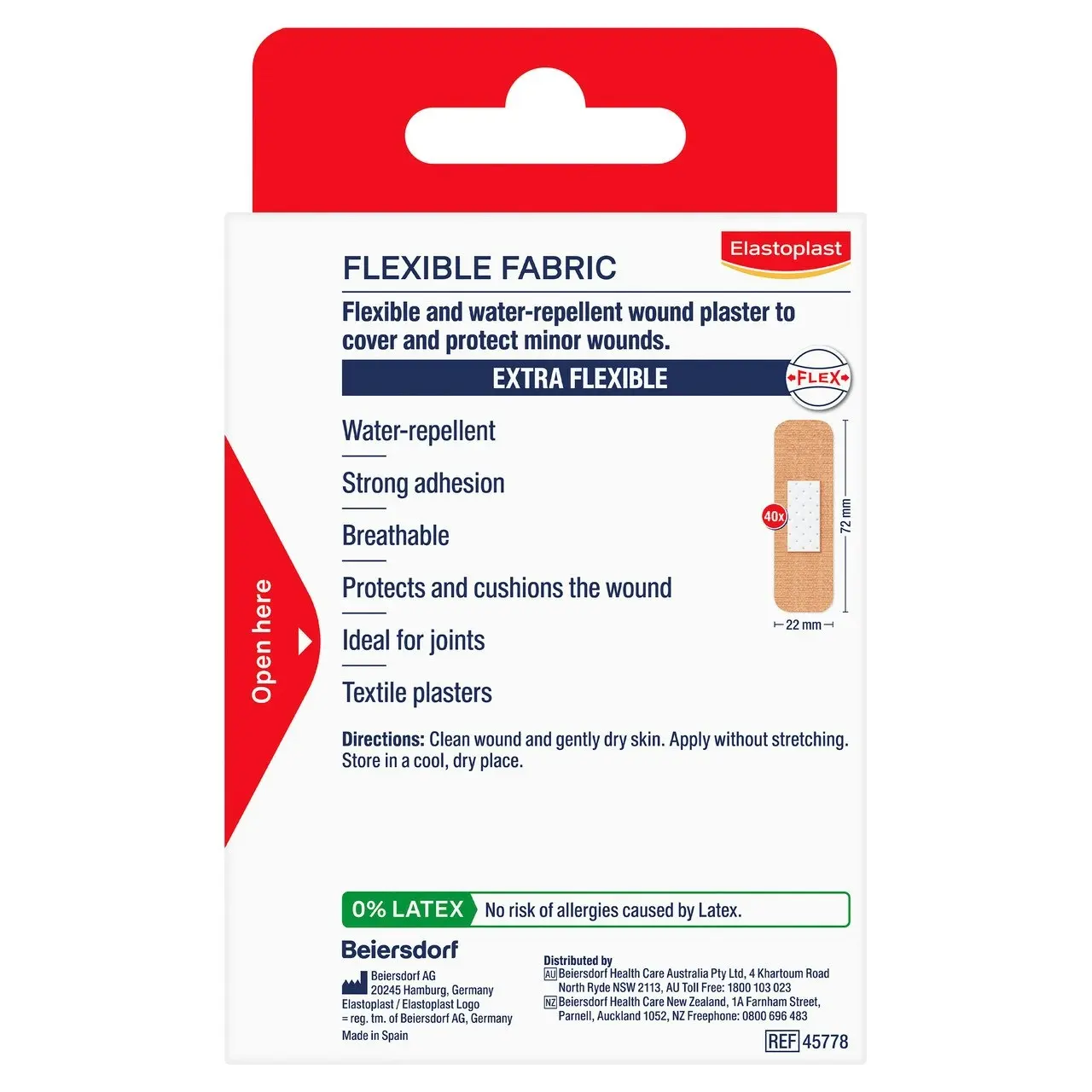 Elastoplast Flexible Fabric 40 Pack