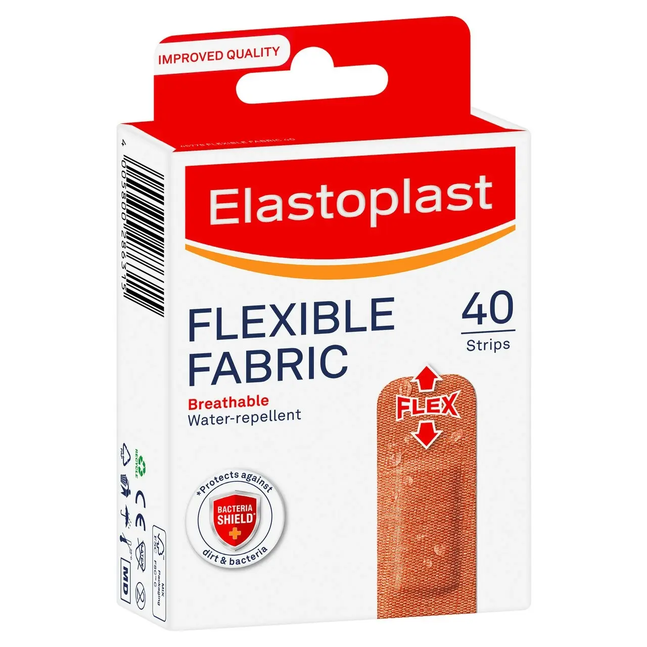 Elastoplast Flexible Fabric 40 Pack